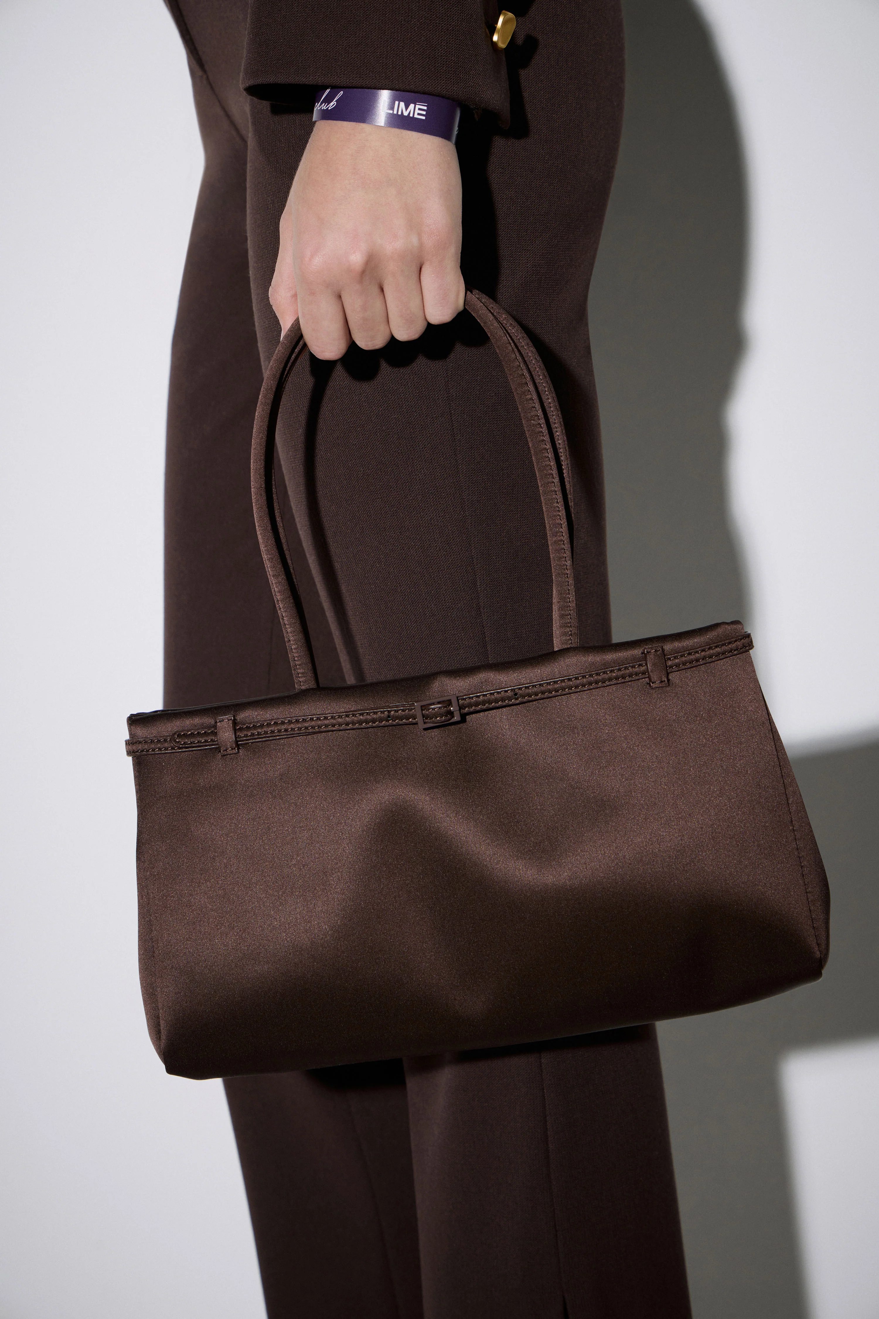 100% SILK SHOULDER BAG - Image 5