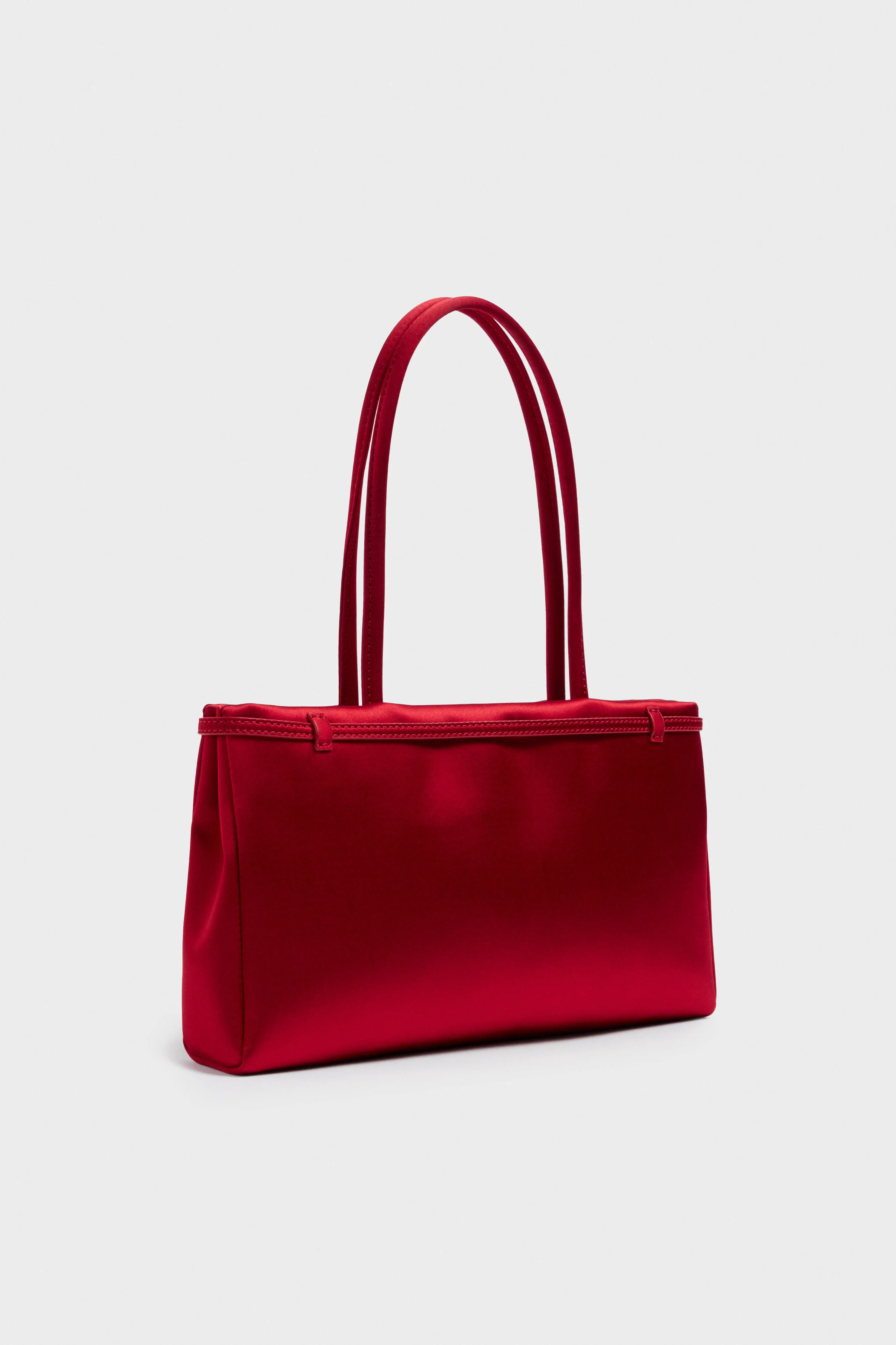 100% SILK SHOULDER BAG - Image 4