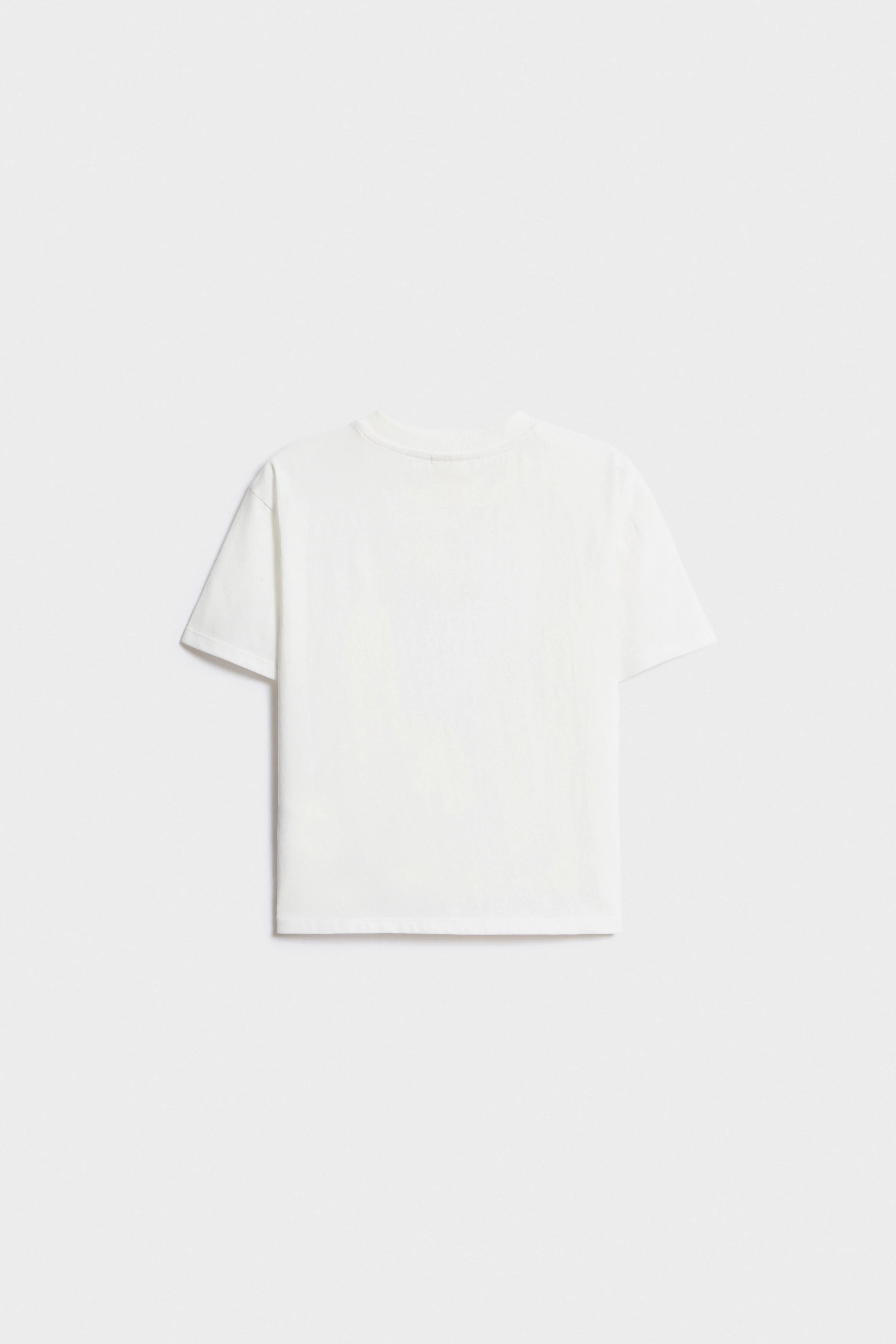APPLIQUÉ-DETAIL COTTON T-SHIRT - Image 5