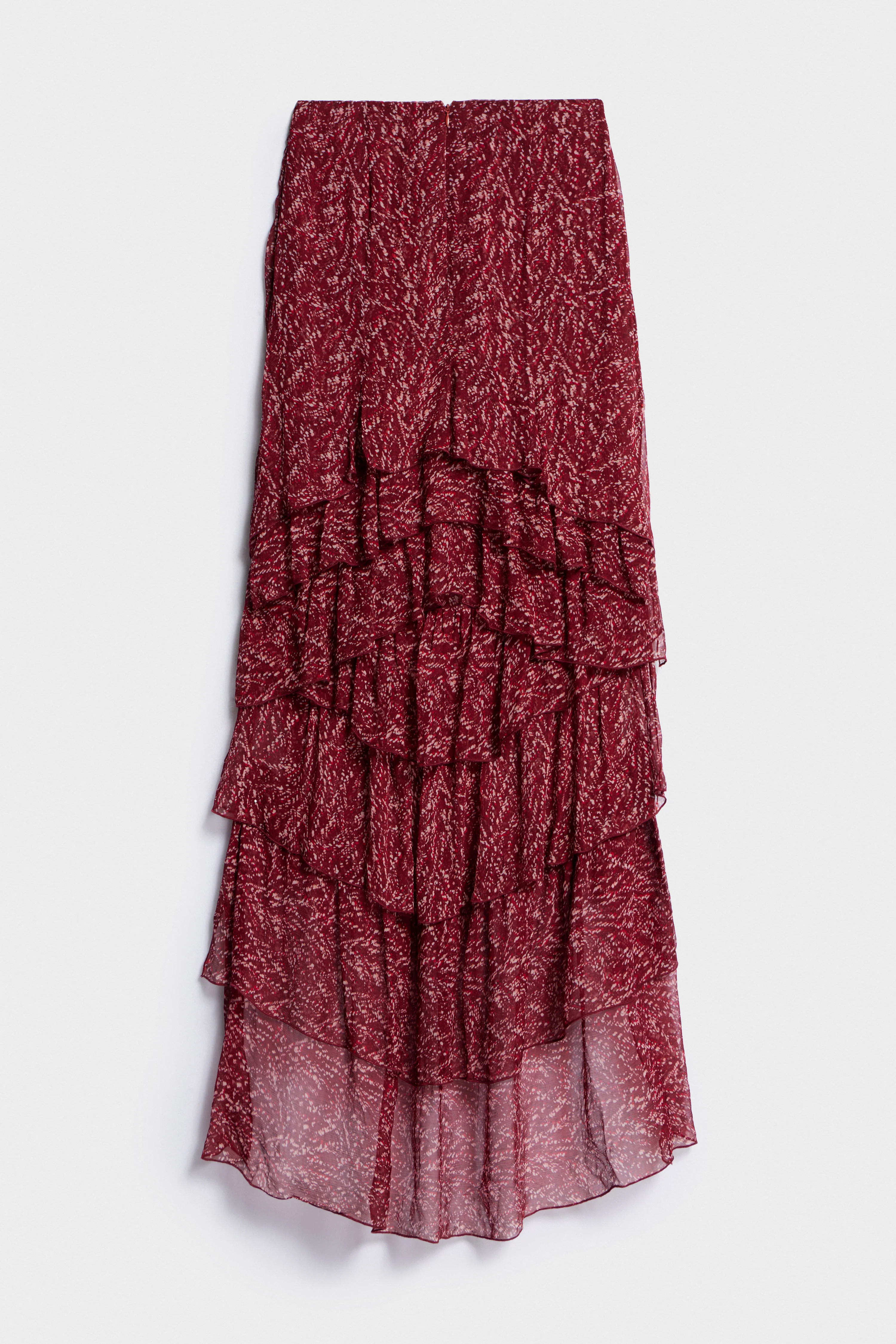 ASYMMETRIC FLOUNCE SKIRT - Image 5