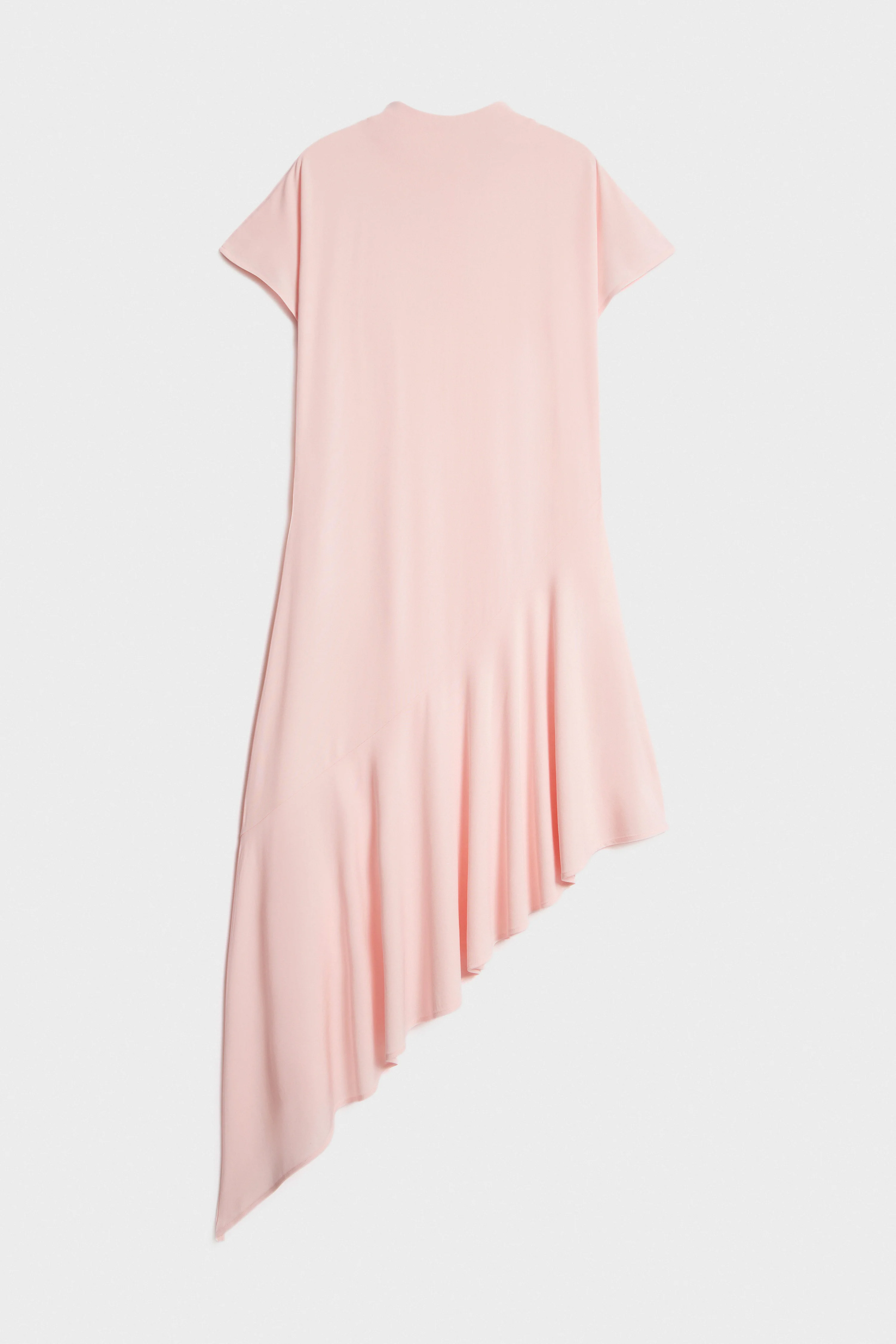ASYMMETRIC HEM VISCOSE DRESS - Image 4