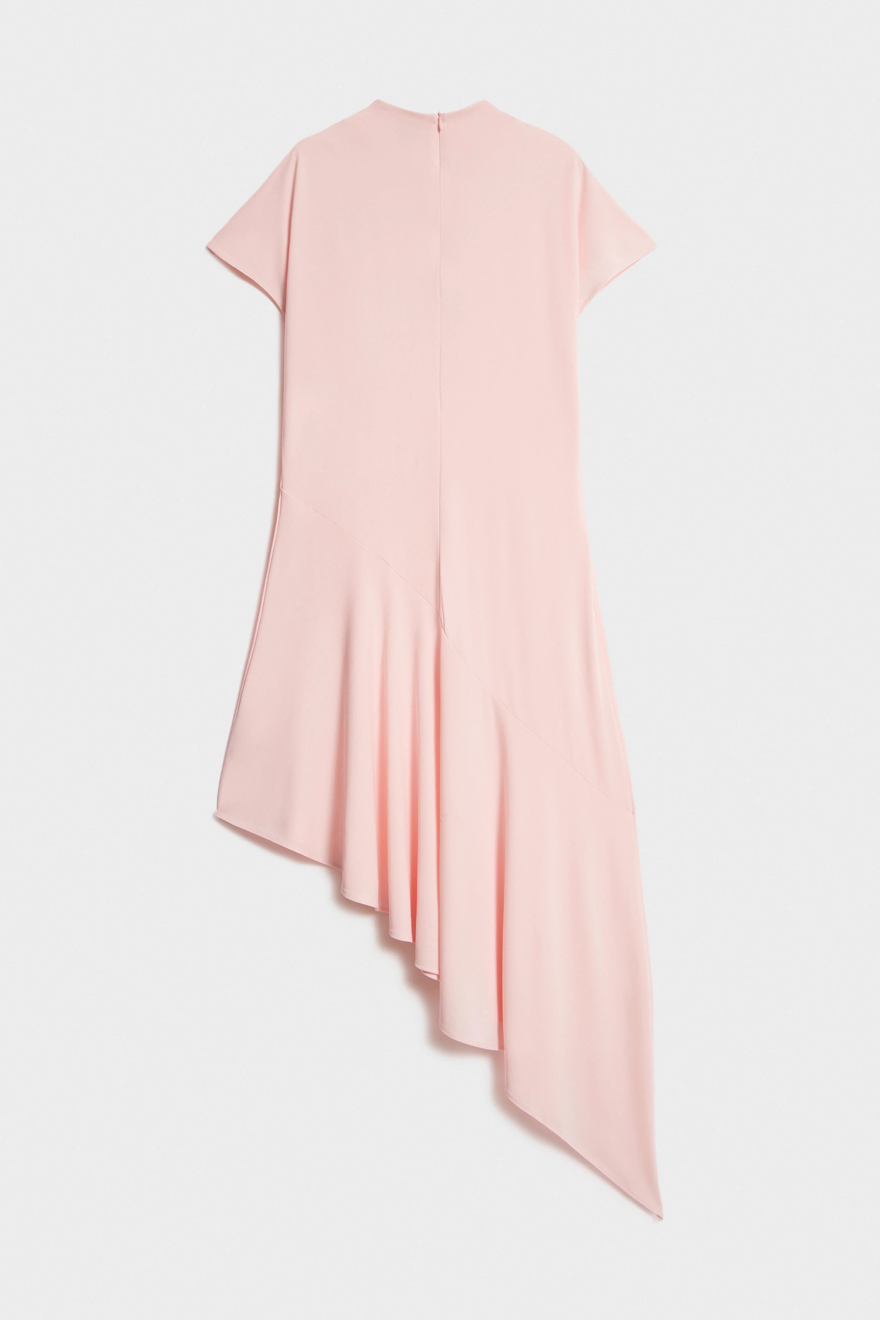 ASYMMETRIC HEM VISCOSE DRESS - Image 5