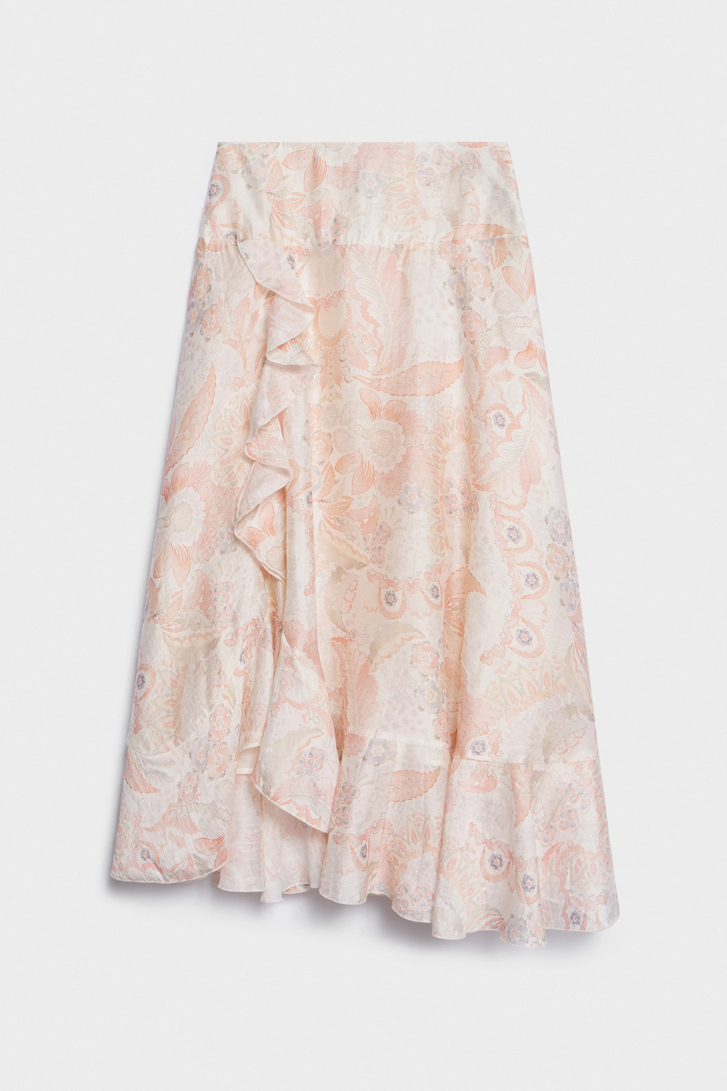ASYMMETRIC LYOCELL-LINEN SKIRT - Image 5