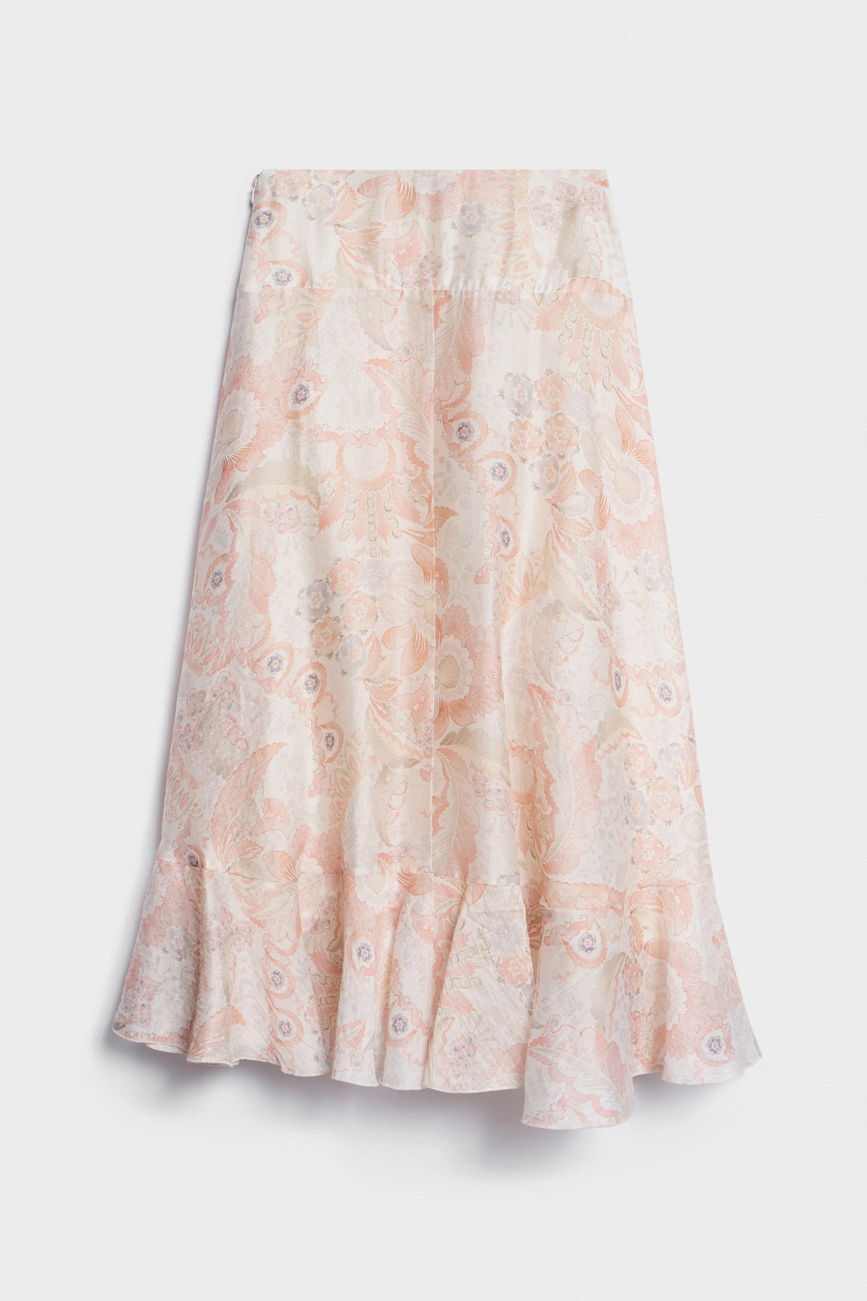 ASYMMETRIC LYOCELL-LINEN SKIRT - Image 6