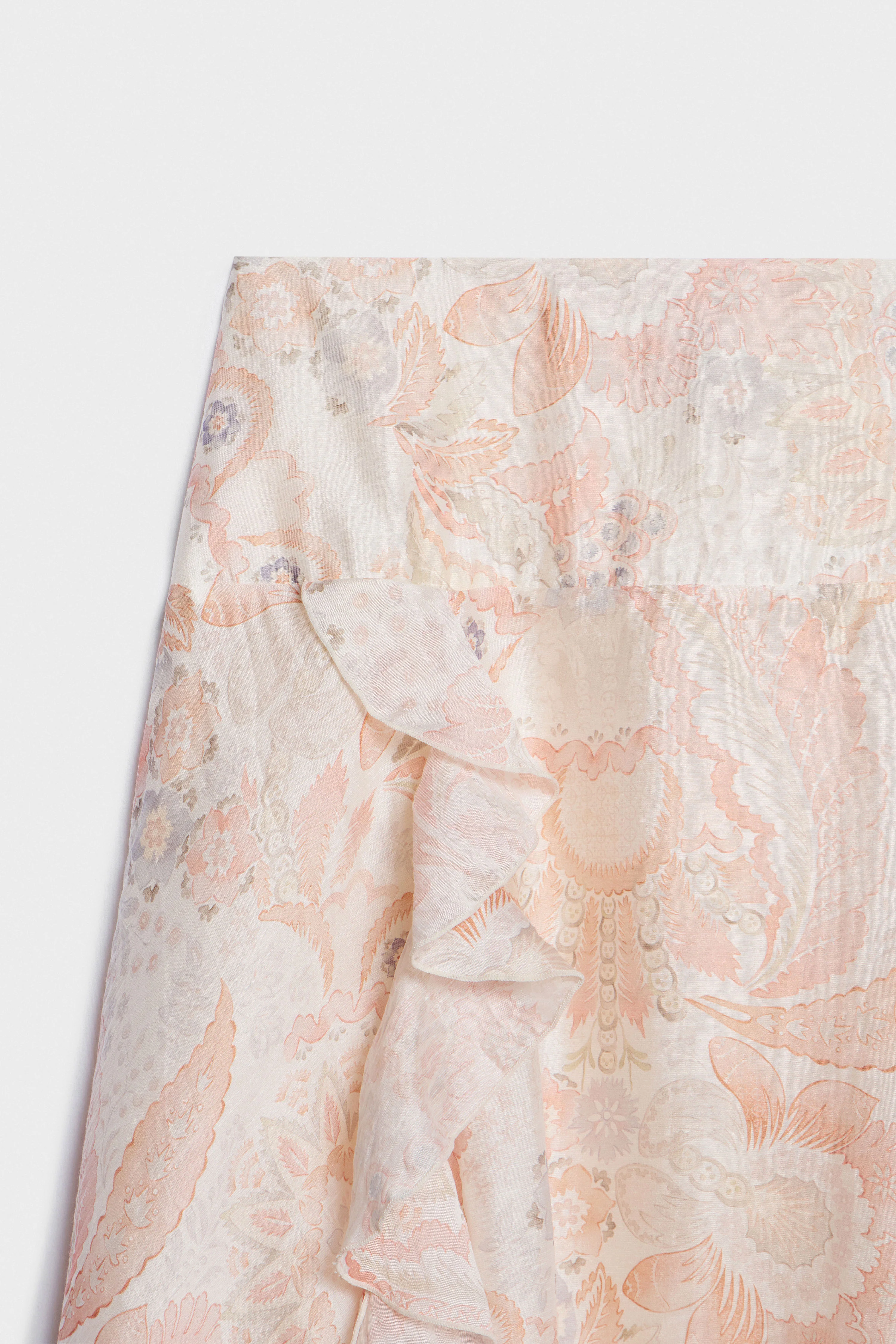 ASYMMETRIC LYOCELL-LINEN SKIRT - Image 7