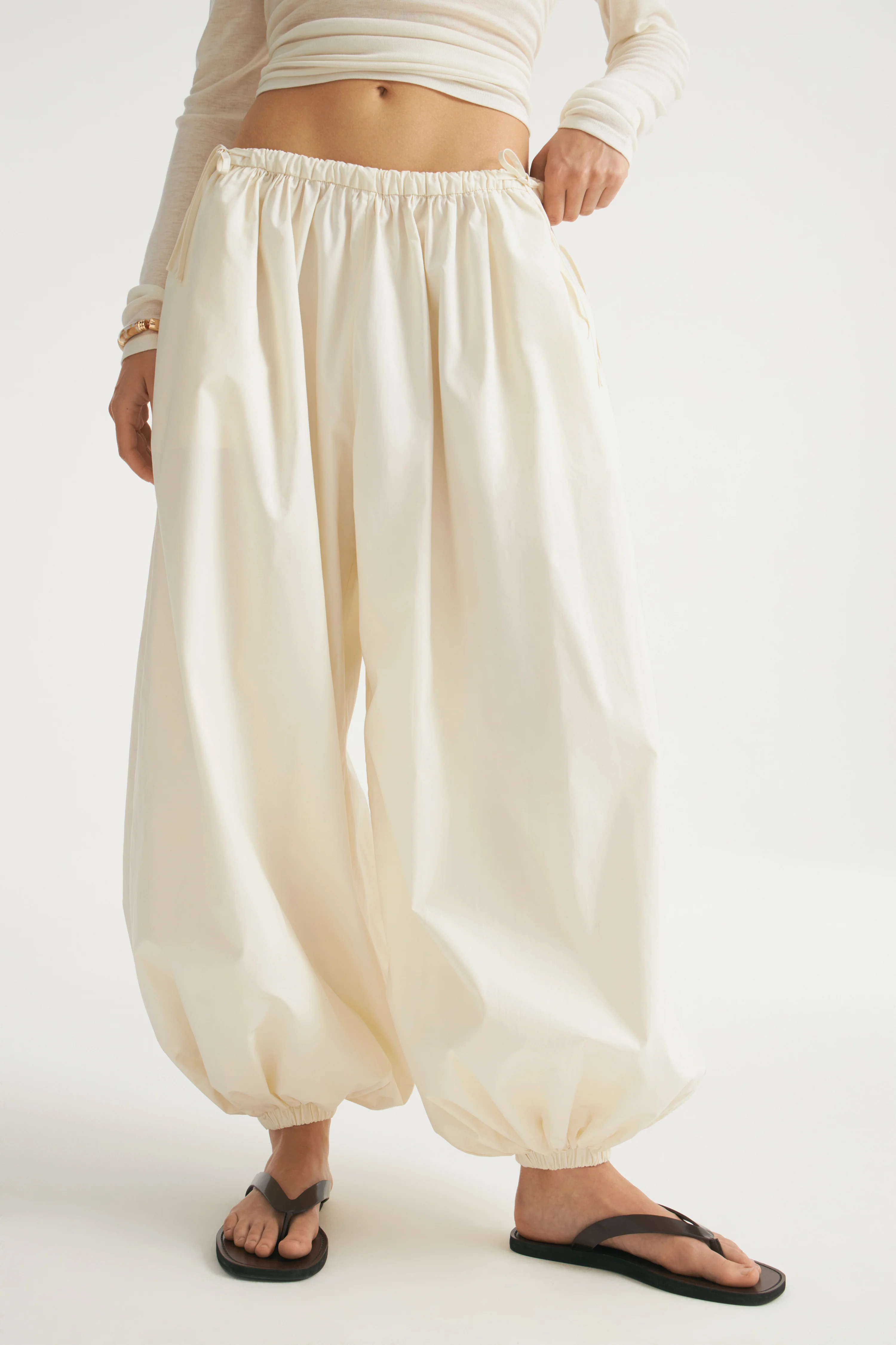 BAGGY FIT COTTON TROUSERS - Image 4