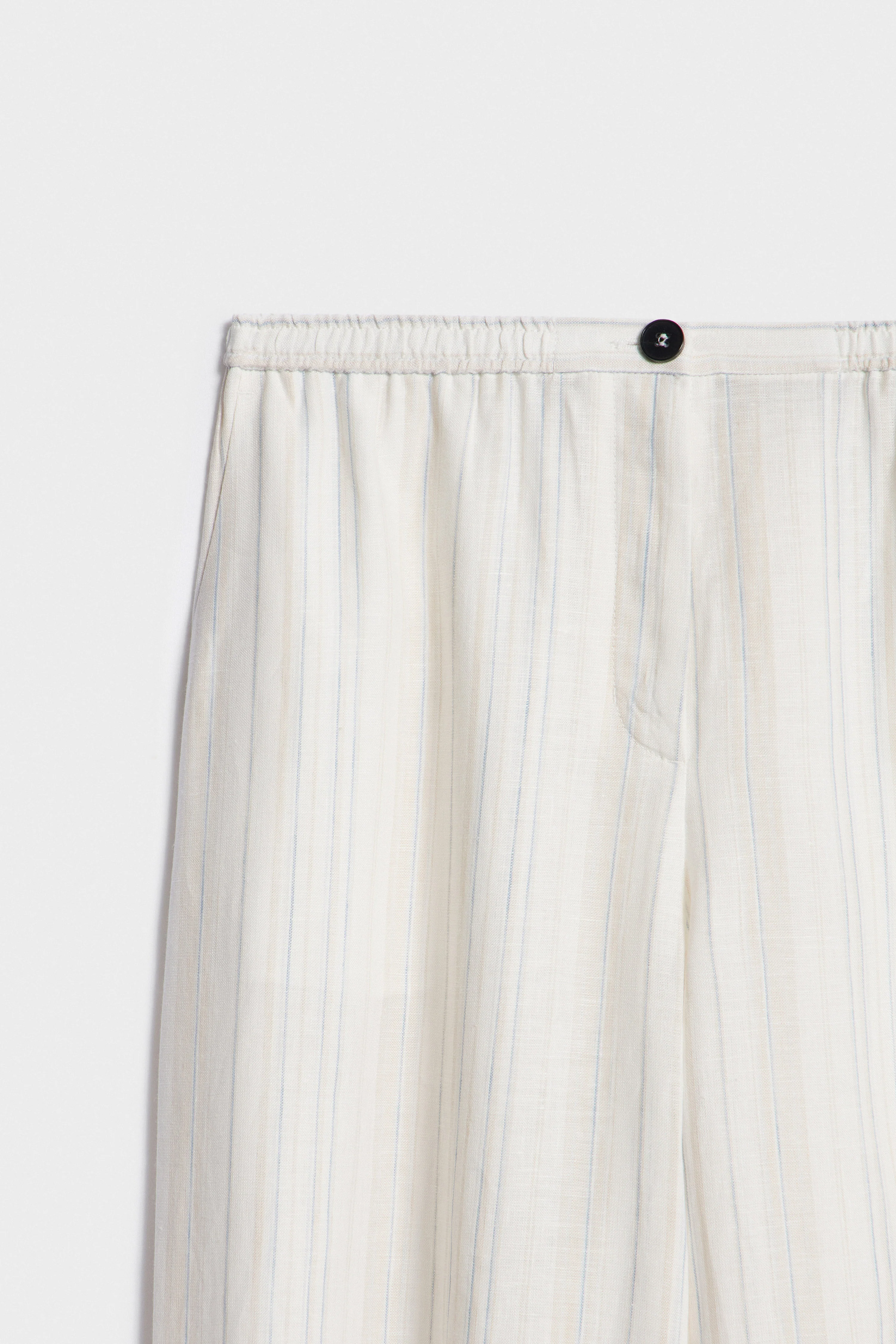 BAGGY FIT LINEN TROUSERS - Image 6