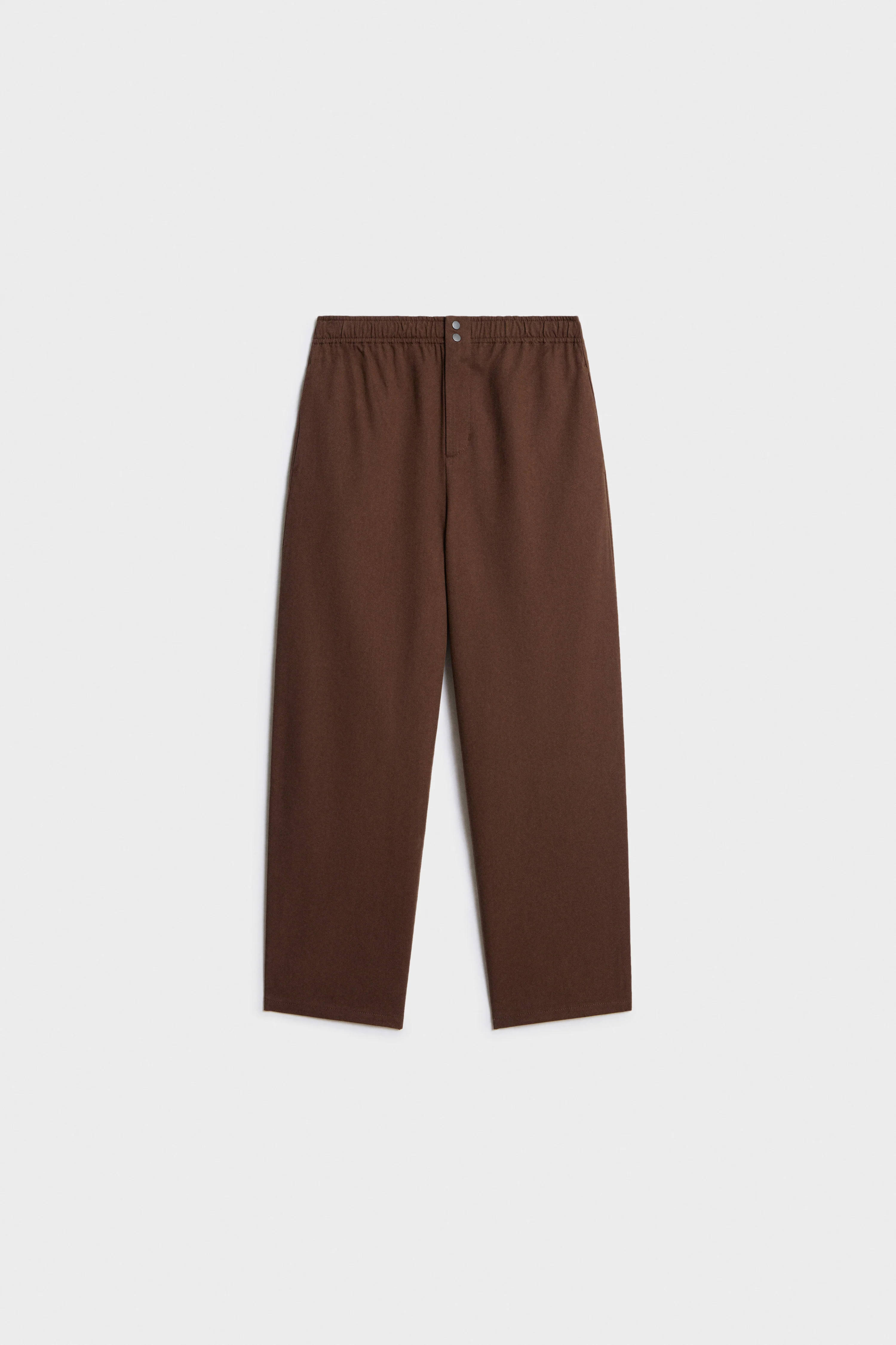 BAGGY-FIT TWILL TROUSERS - Image 4