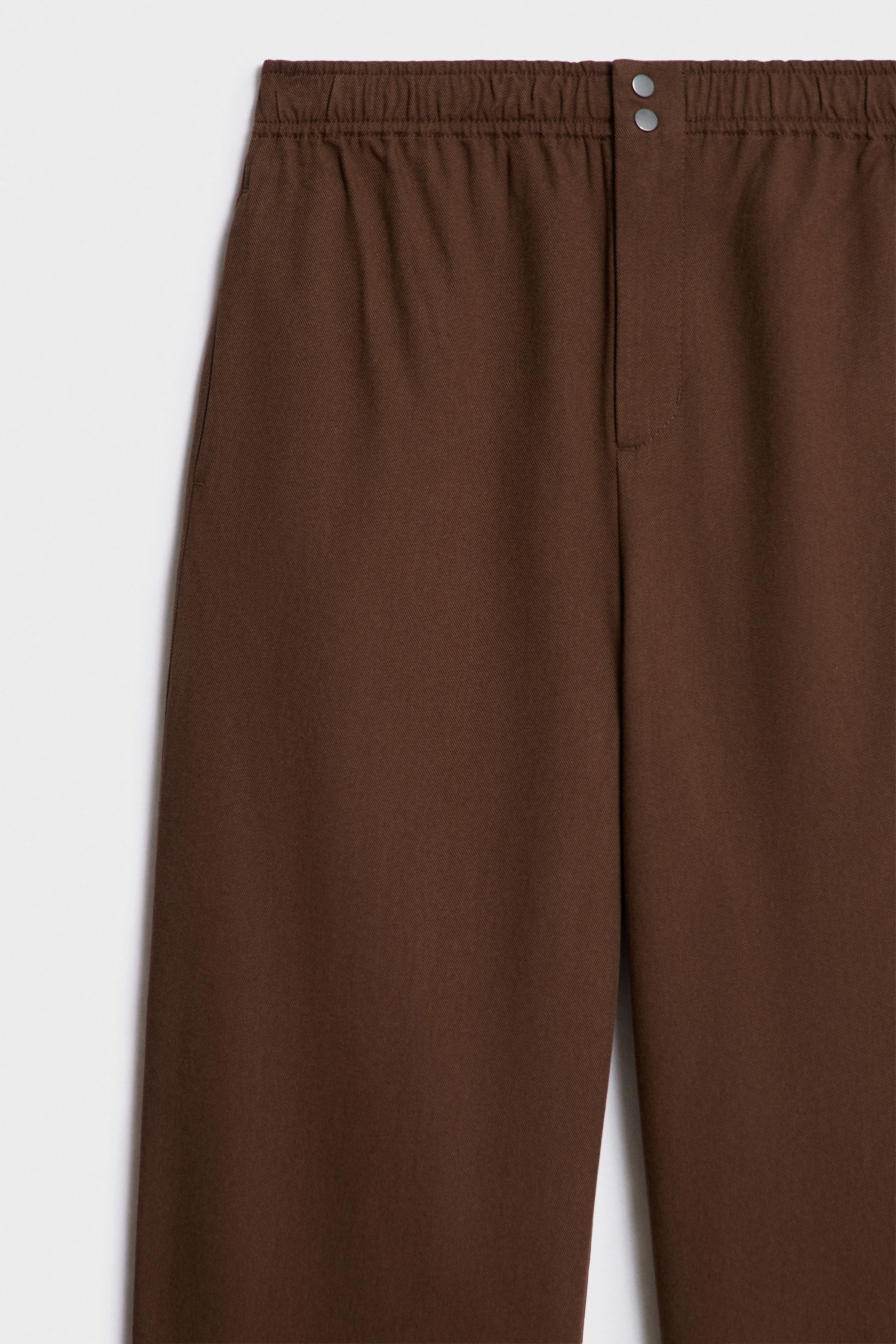 BAGGY-FIT TWILL TROUSERS - Image 6