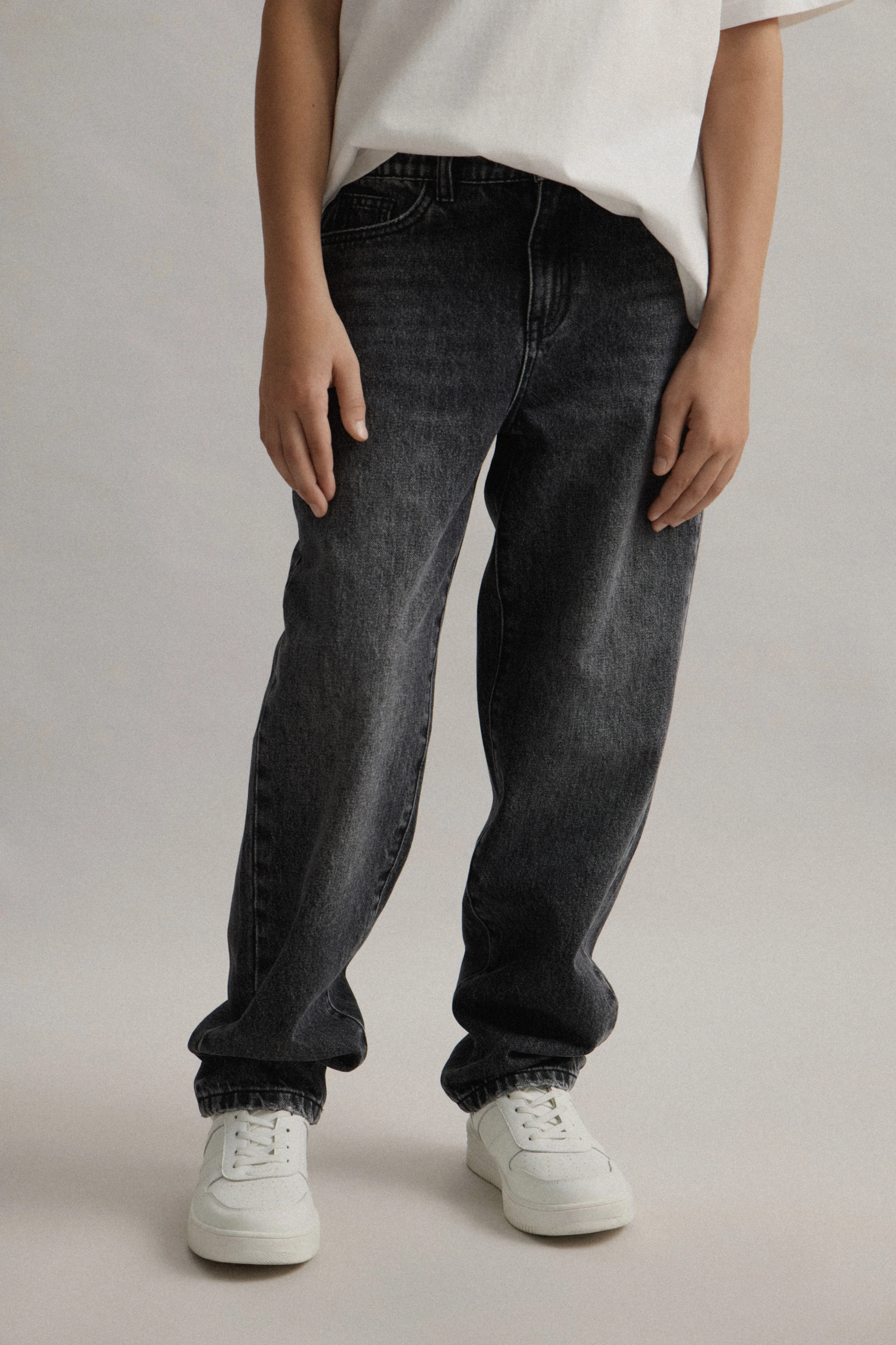 BAGGY JEANS WITH AN ELASTICATED WAISTBAND - Image 3