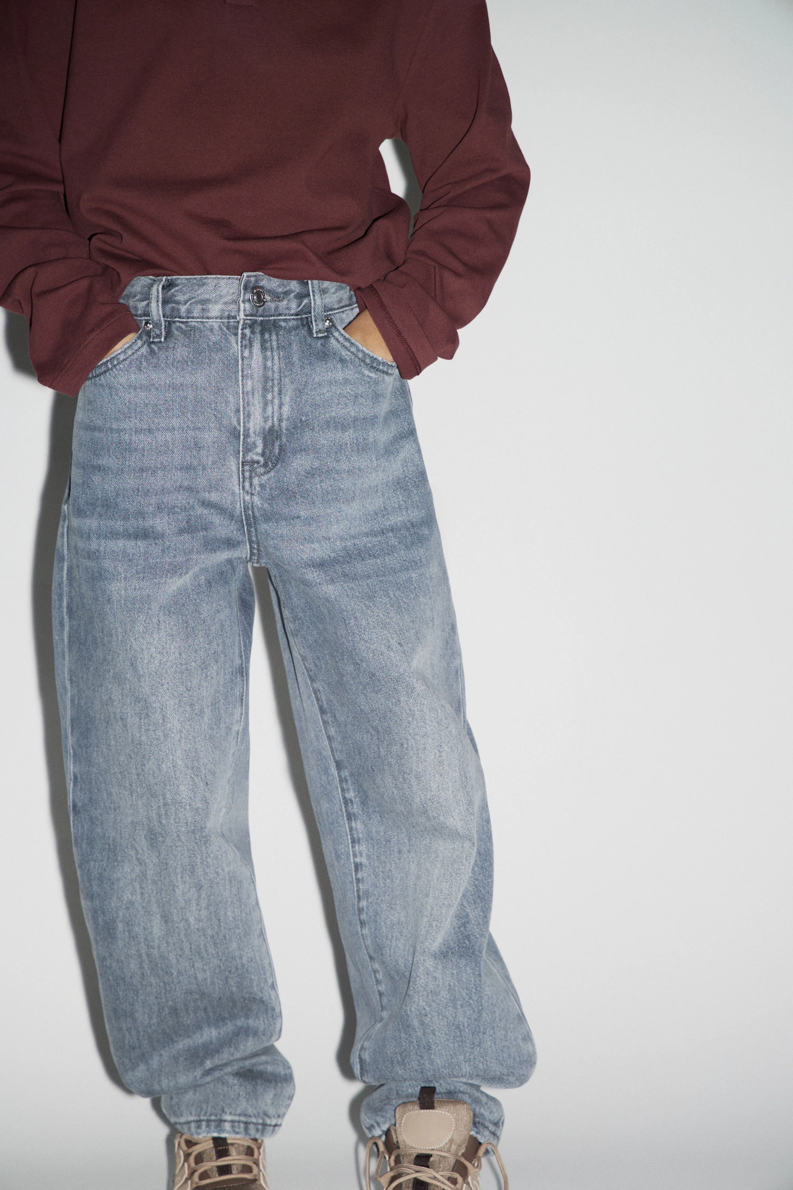 BAGGY JEANS WITH AN ELASTICATED WAISTBAND - Image 2