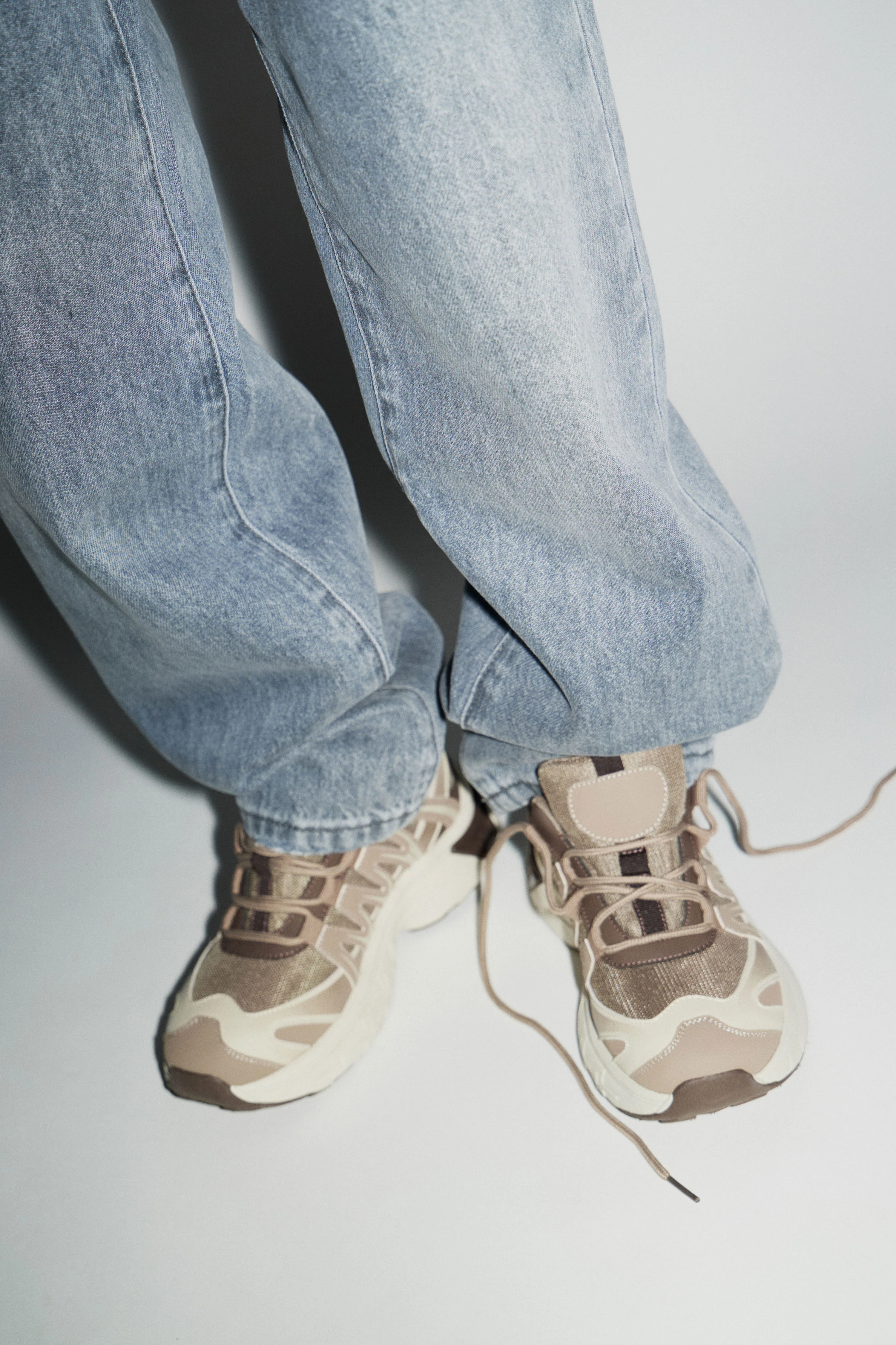BAGGY JEANS WITH AN ELASTICATED WAISTBAND - Image 3