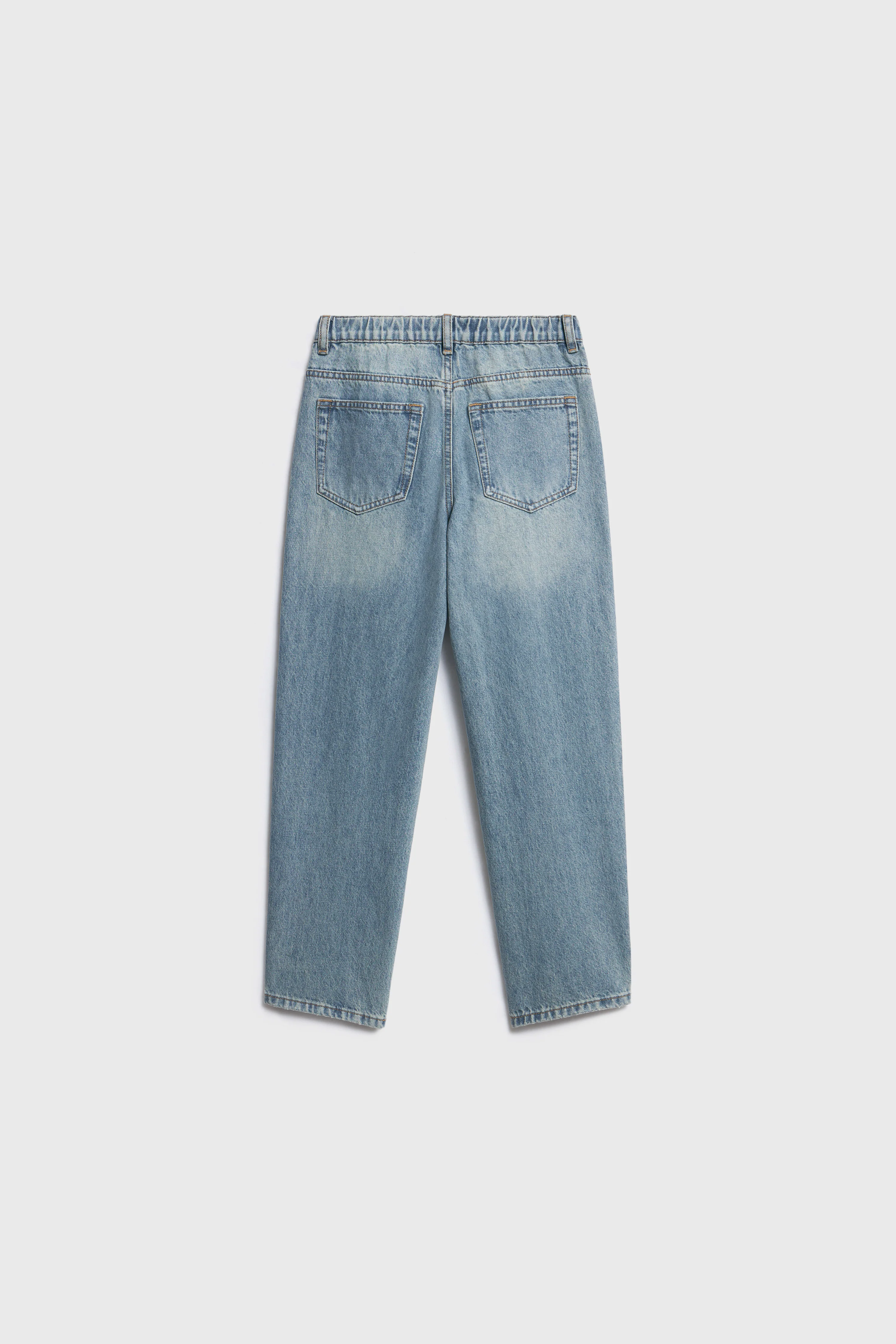 BAGGY JEANS WITH AN ELASTICATED WAISTBAND - Image 4