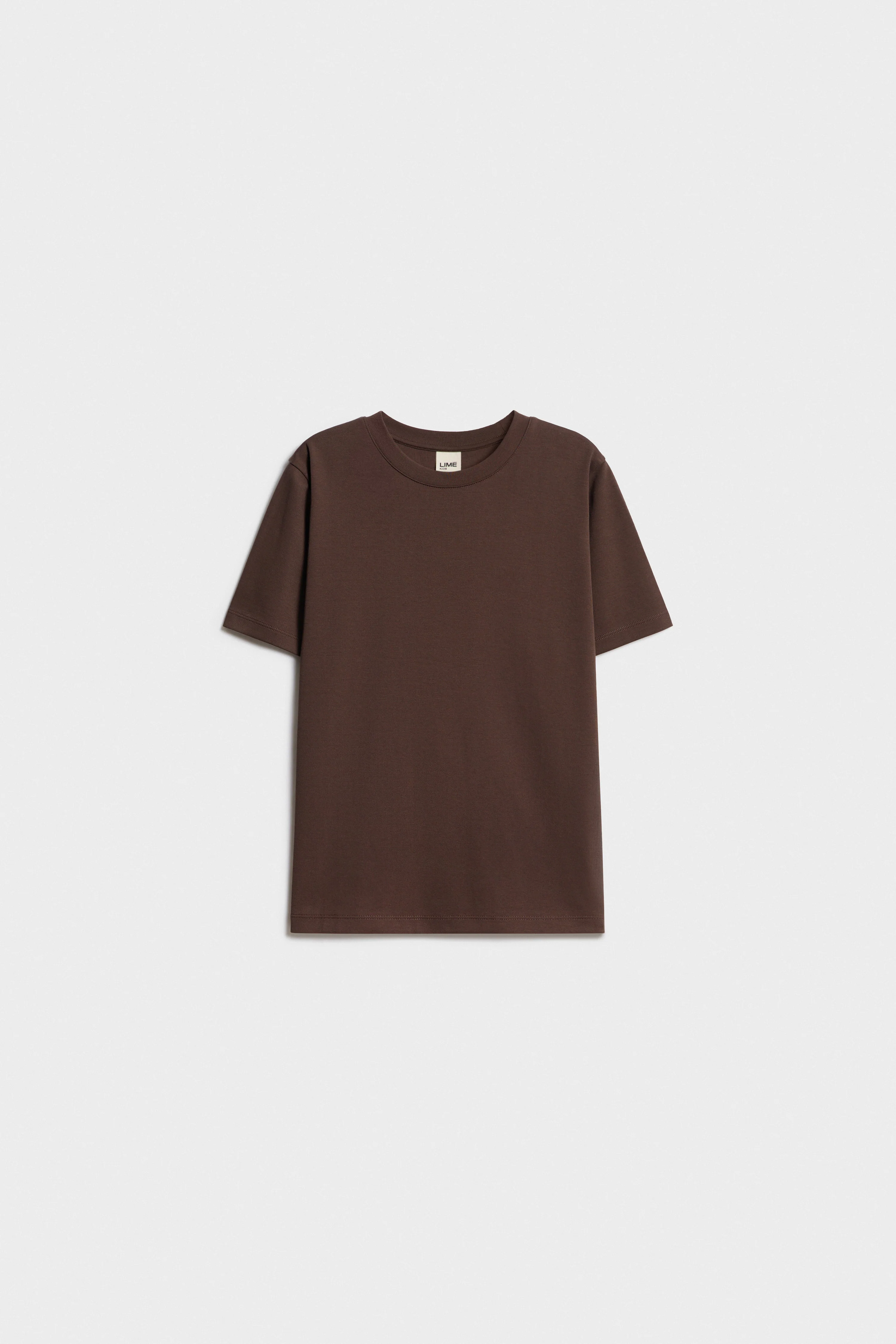 BASIC COTTON BLEND T-SHIRT - Image 4