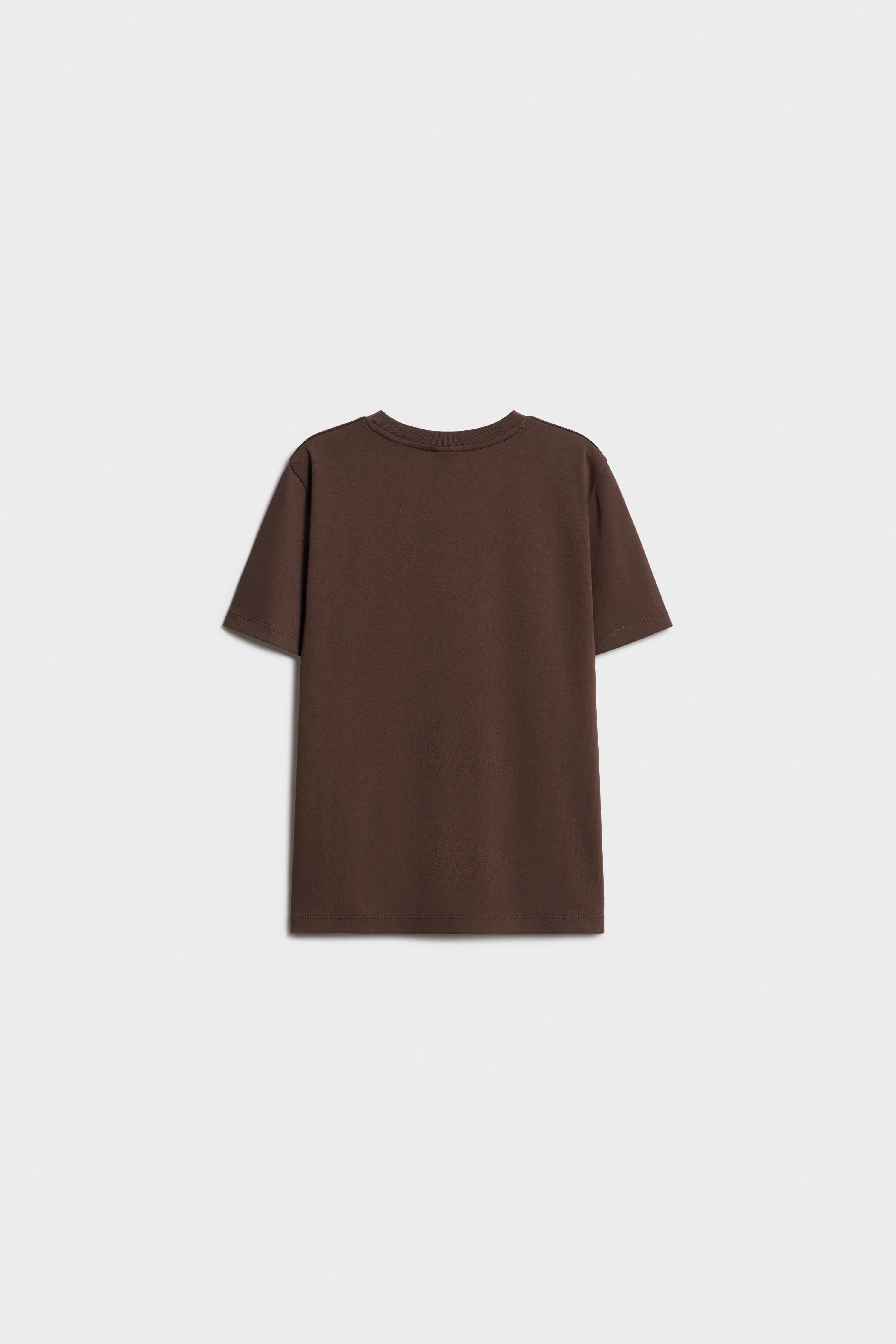 BASIC COTTON BLEND T-SHIRT - Image 5