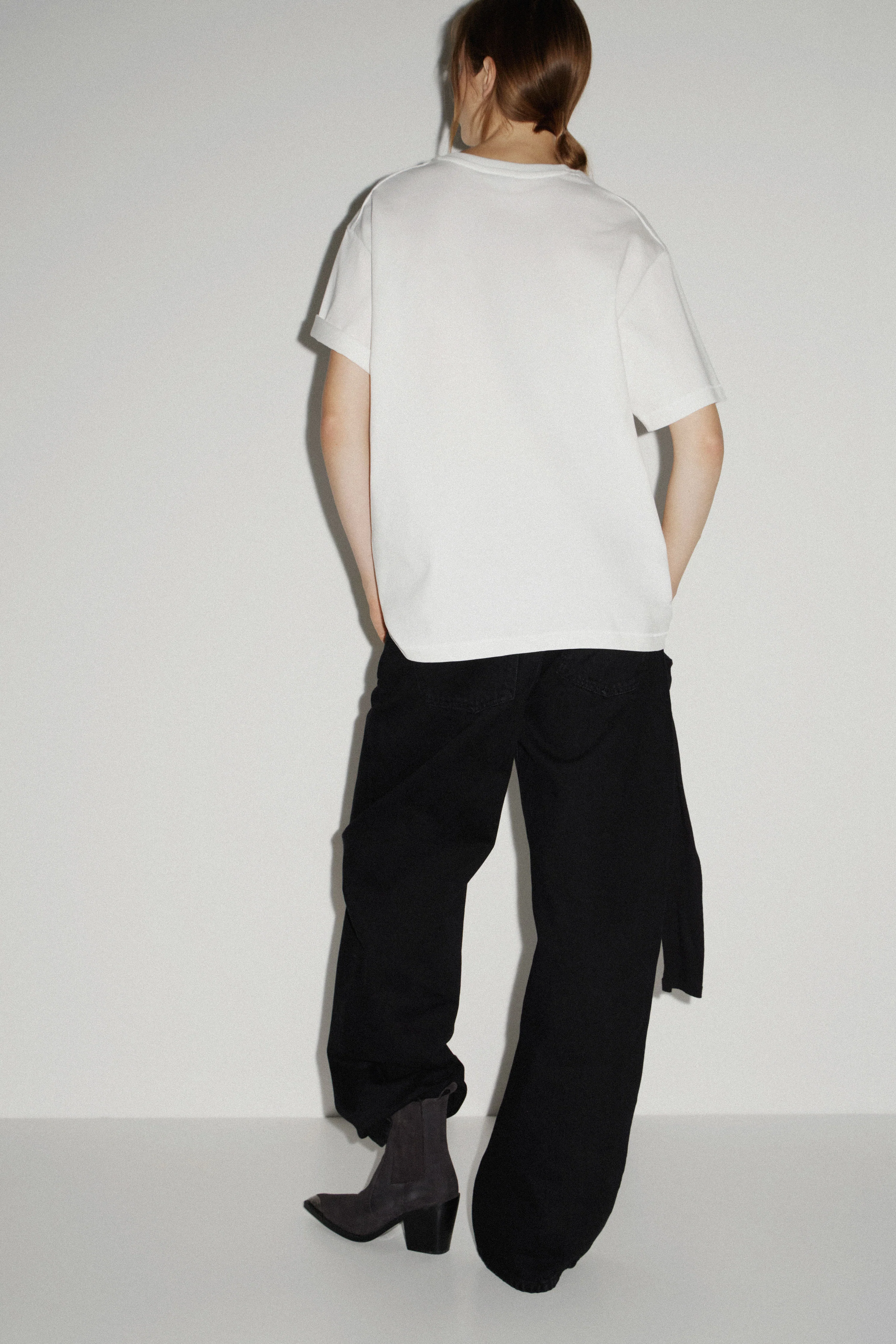 BASIC COTTON T-SHIRT - Image 4