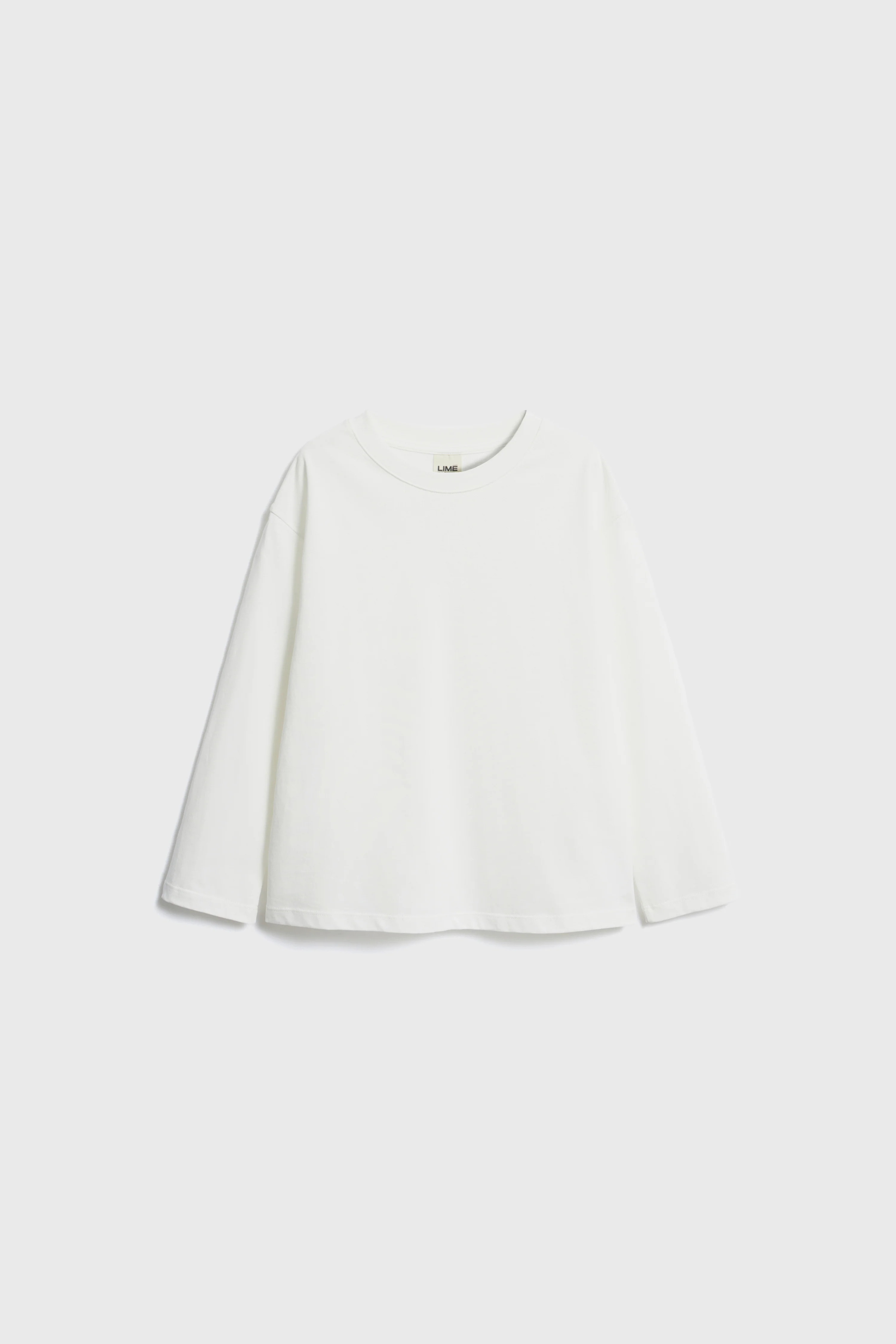 BASIC COTTON T-SHIRT WITH LONG SLEEVES - Image 4