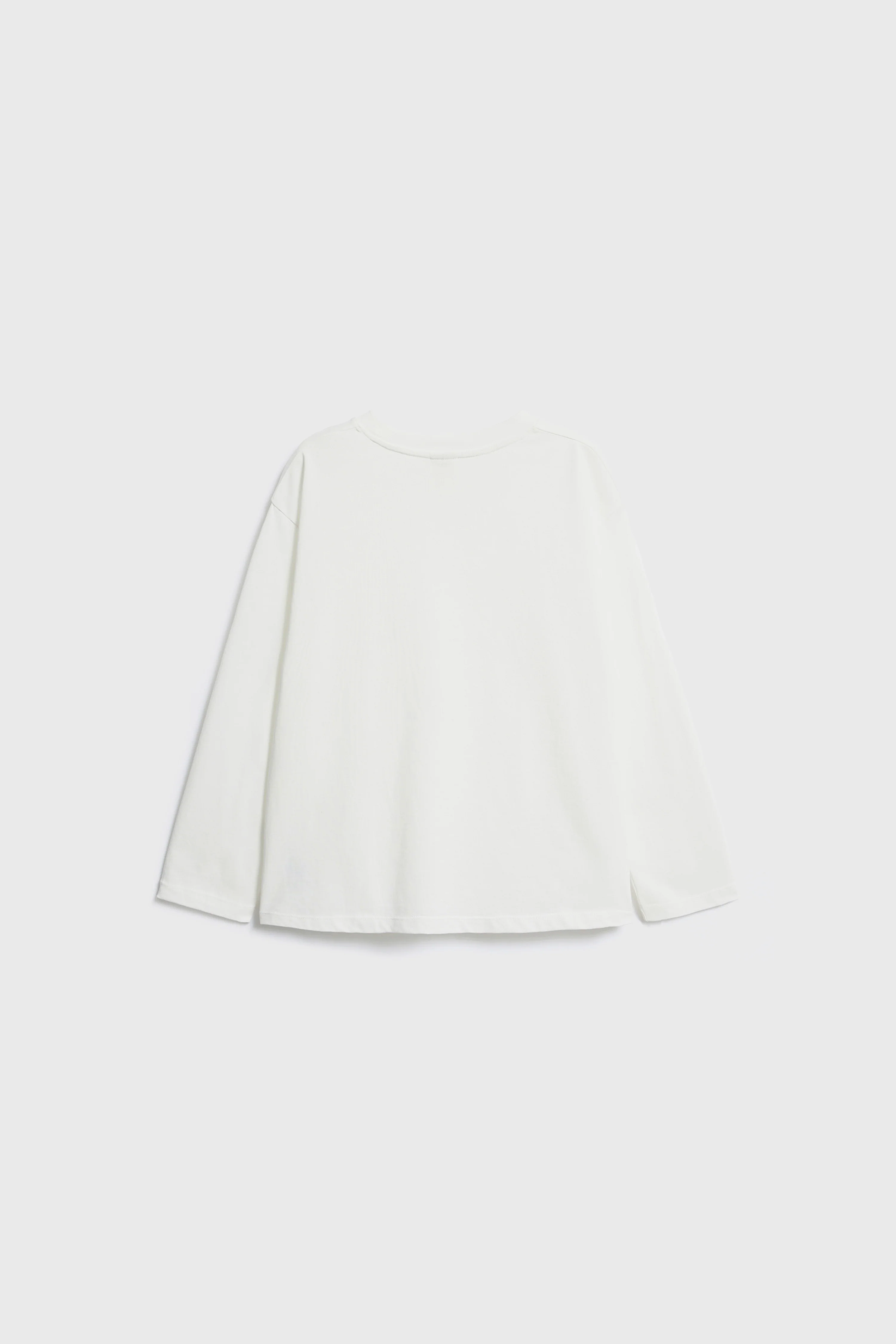 BASIC COTTON T-SHIRT WITH LONG SLEEVES - Image 5