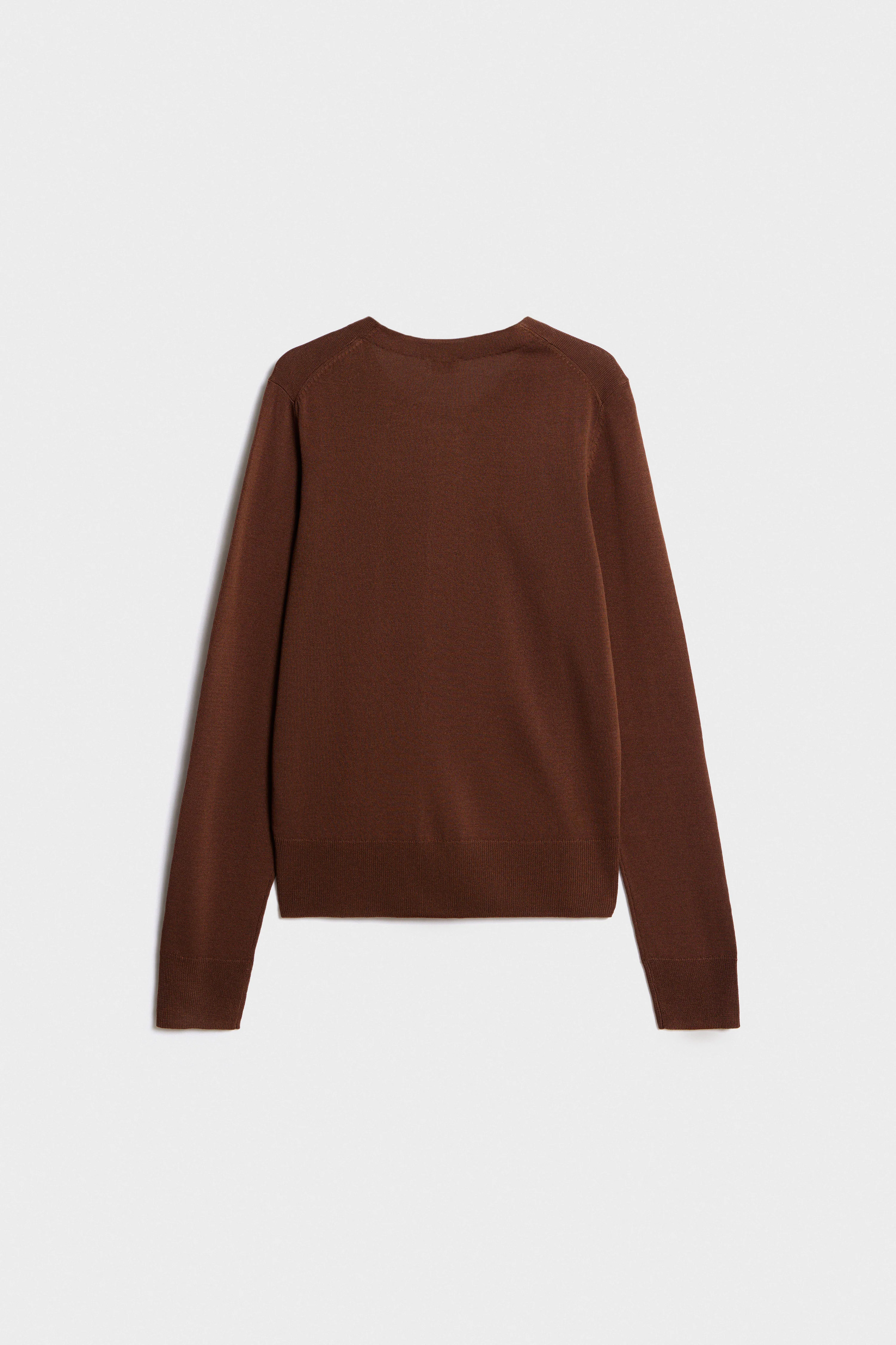 BASIC FINE-KNIT CARDIGAN - Image 7