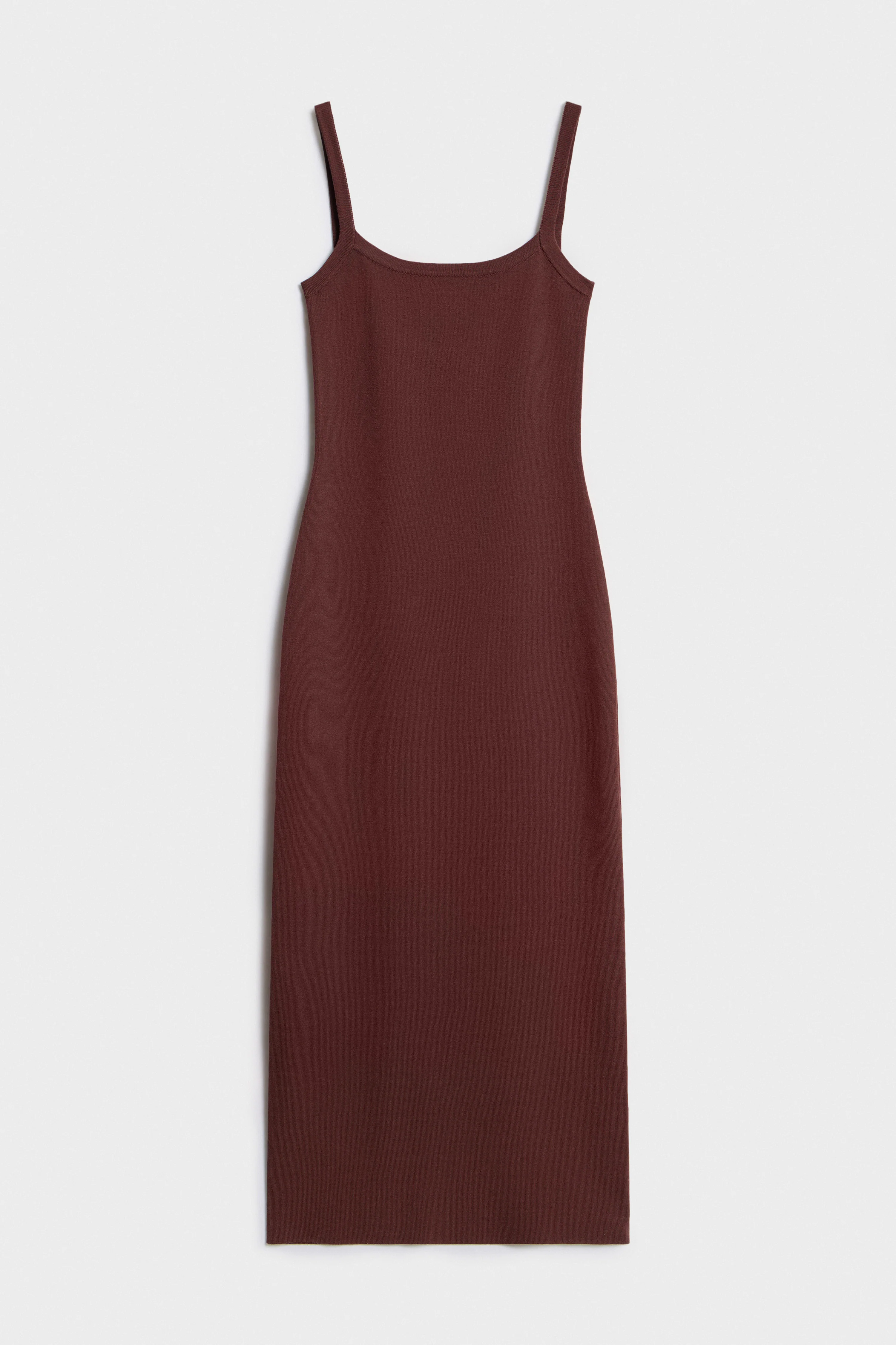 BASIC FINE-KNIT DRESS - Image 5