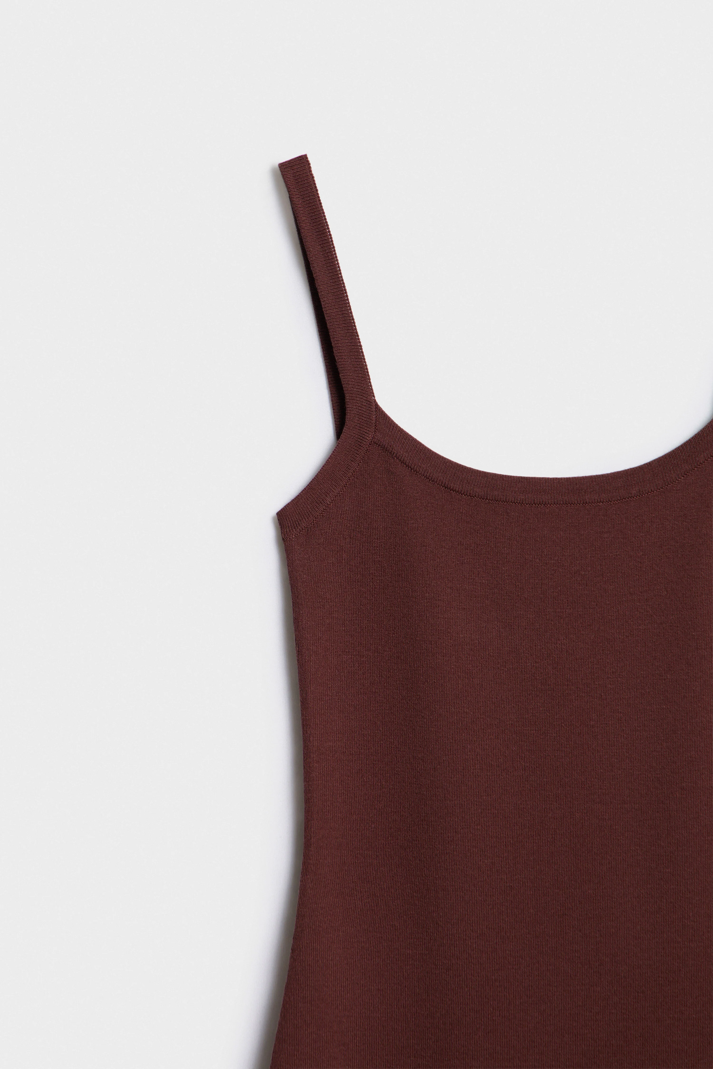 BASIC FINE-KNIT DRESS - Image 7