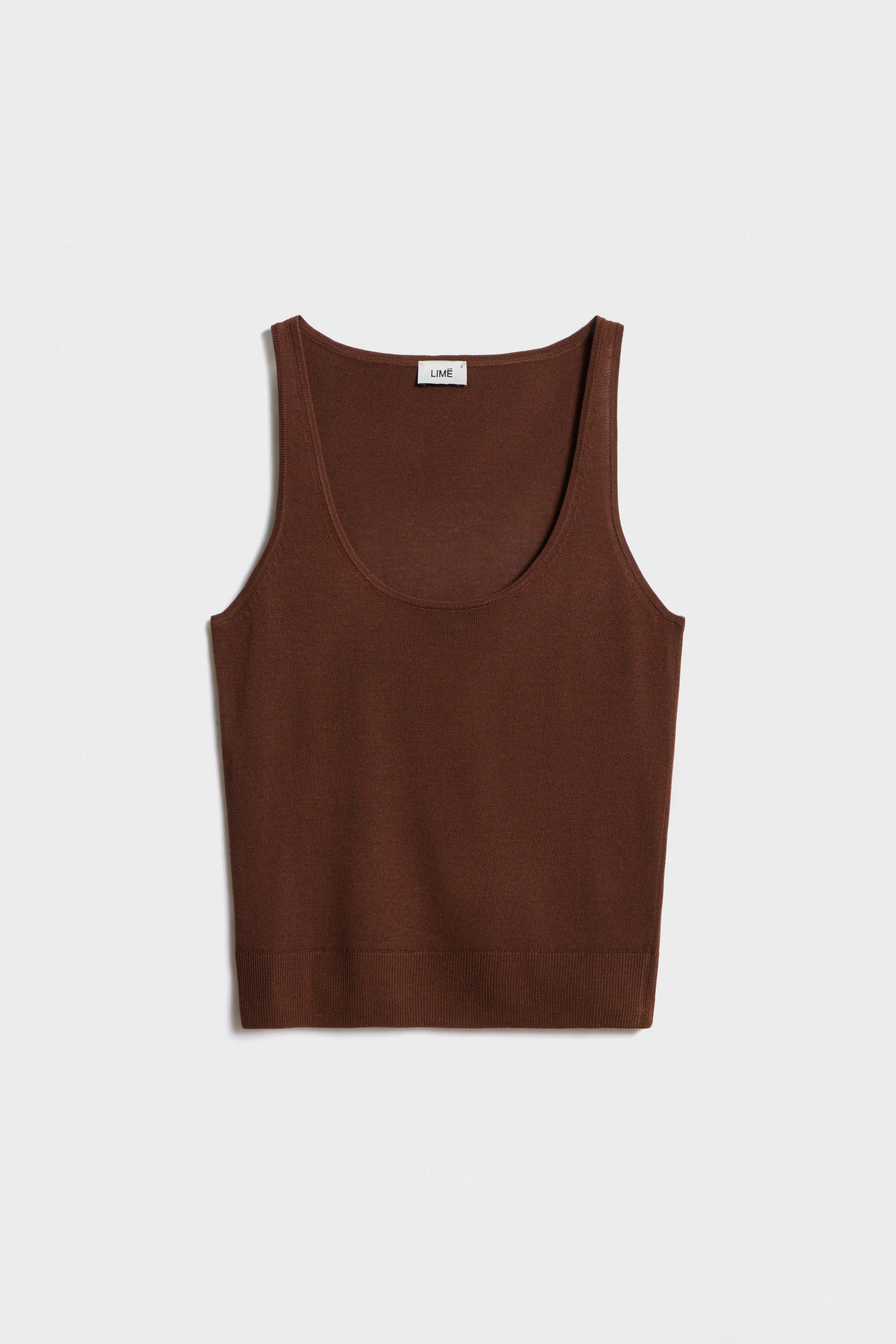 BASIC FINE-KNIT TOP - Image 5