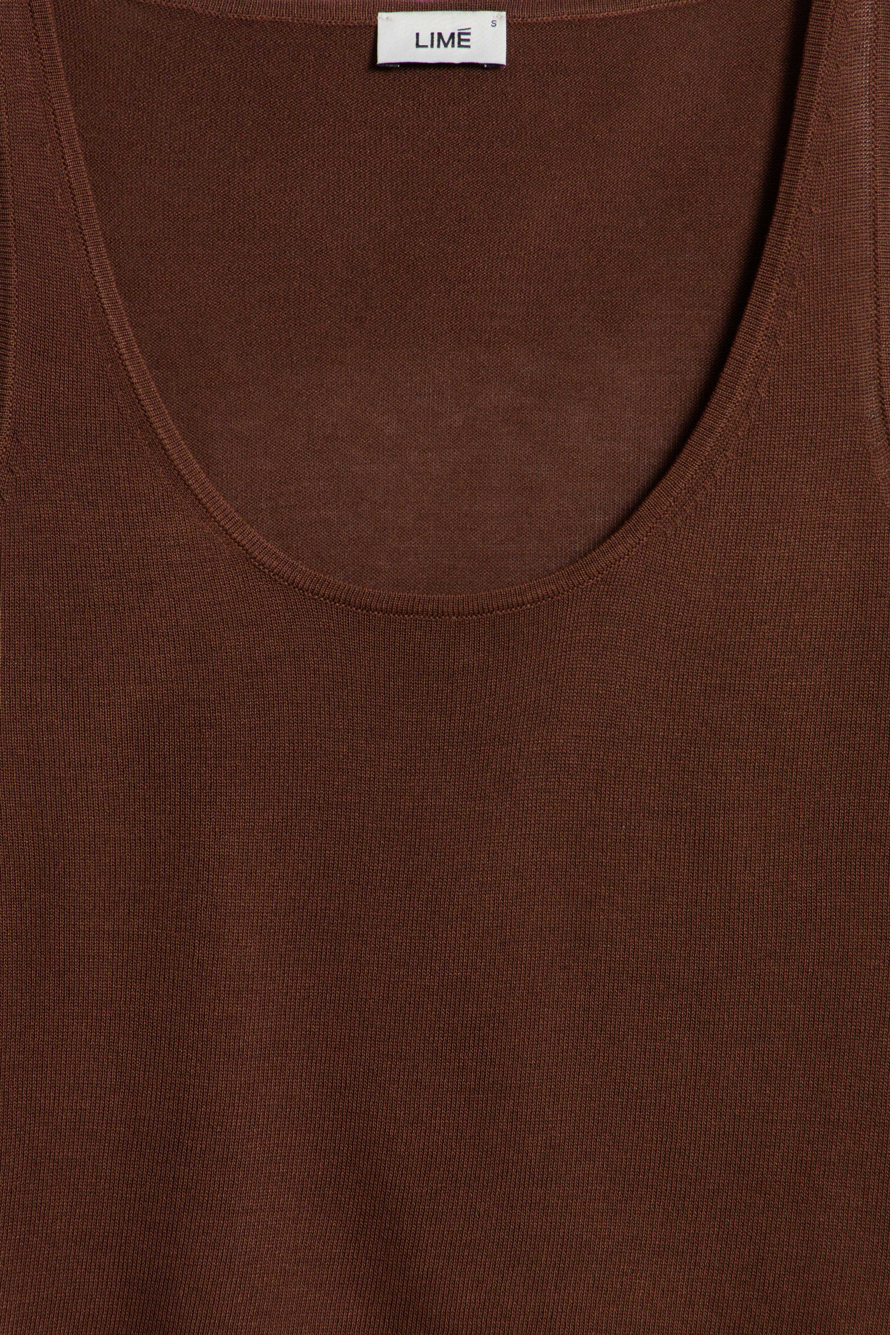 BASIC FINE-KNIT TOP - Image 7