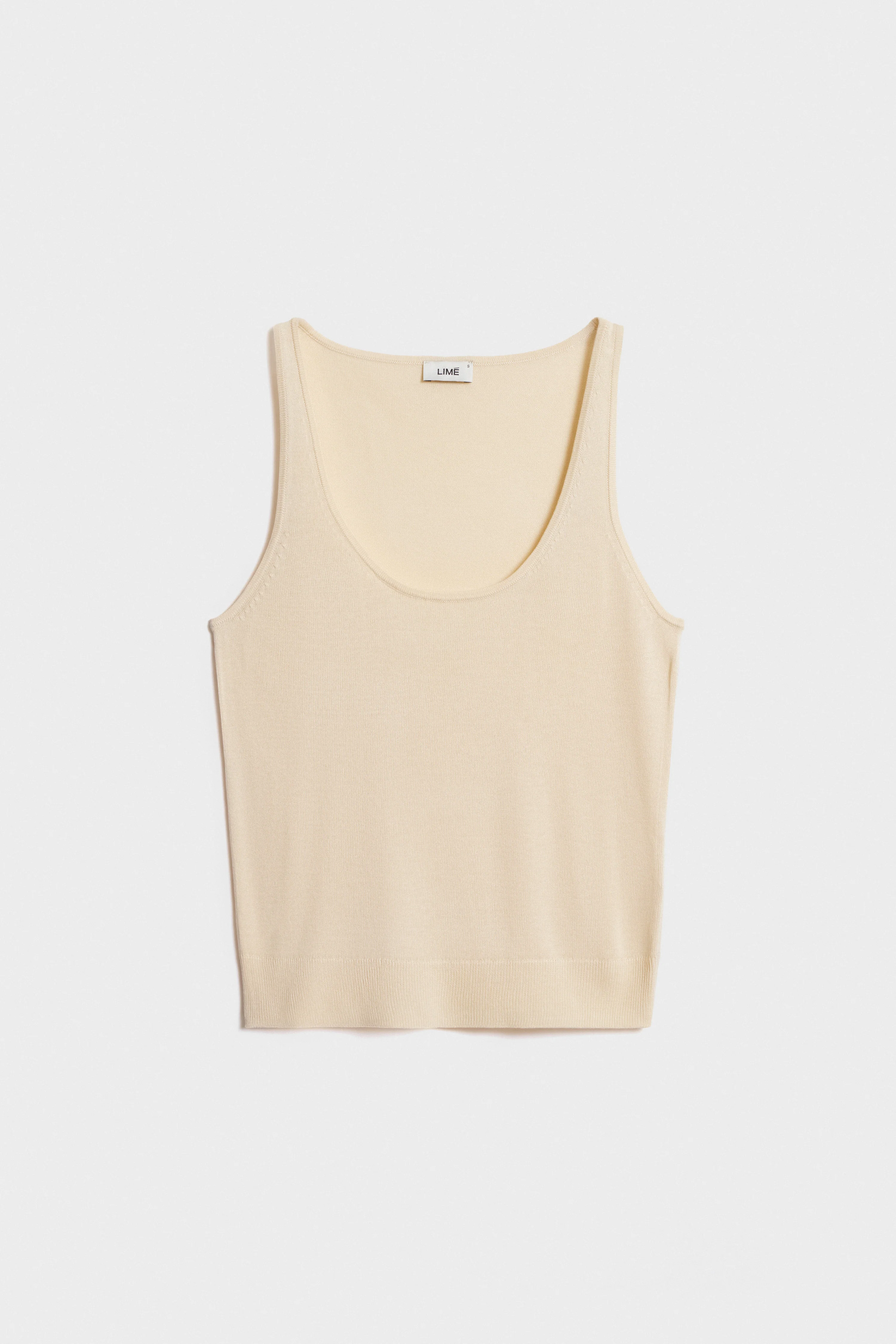 BASIC FINE-KNIT TOP - Image 4