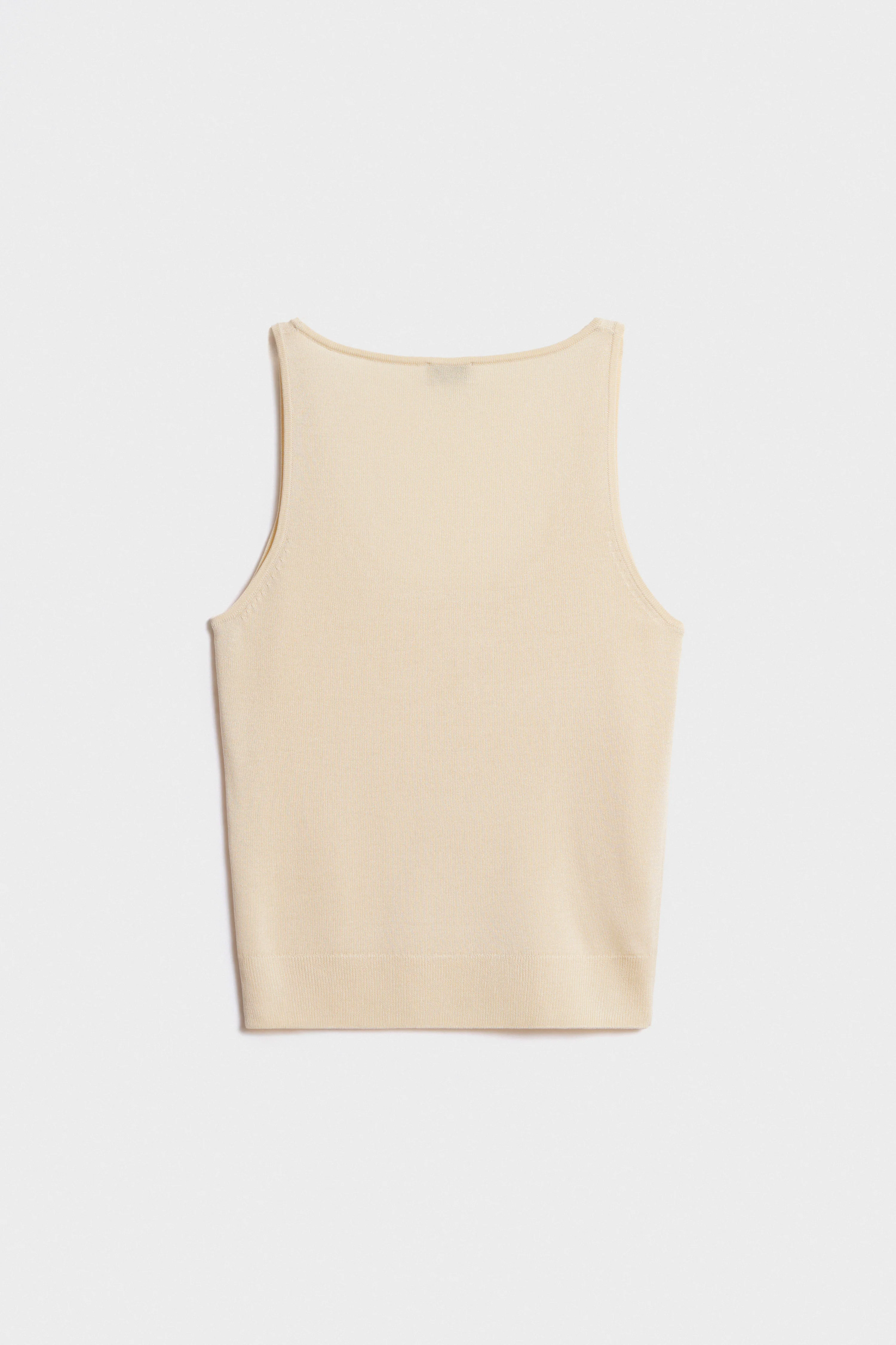 BASIC FINE-KNIT TOP - Image 5