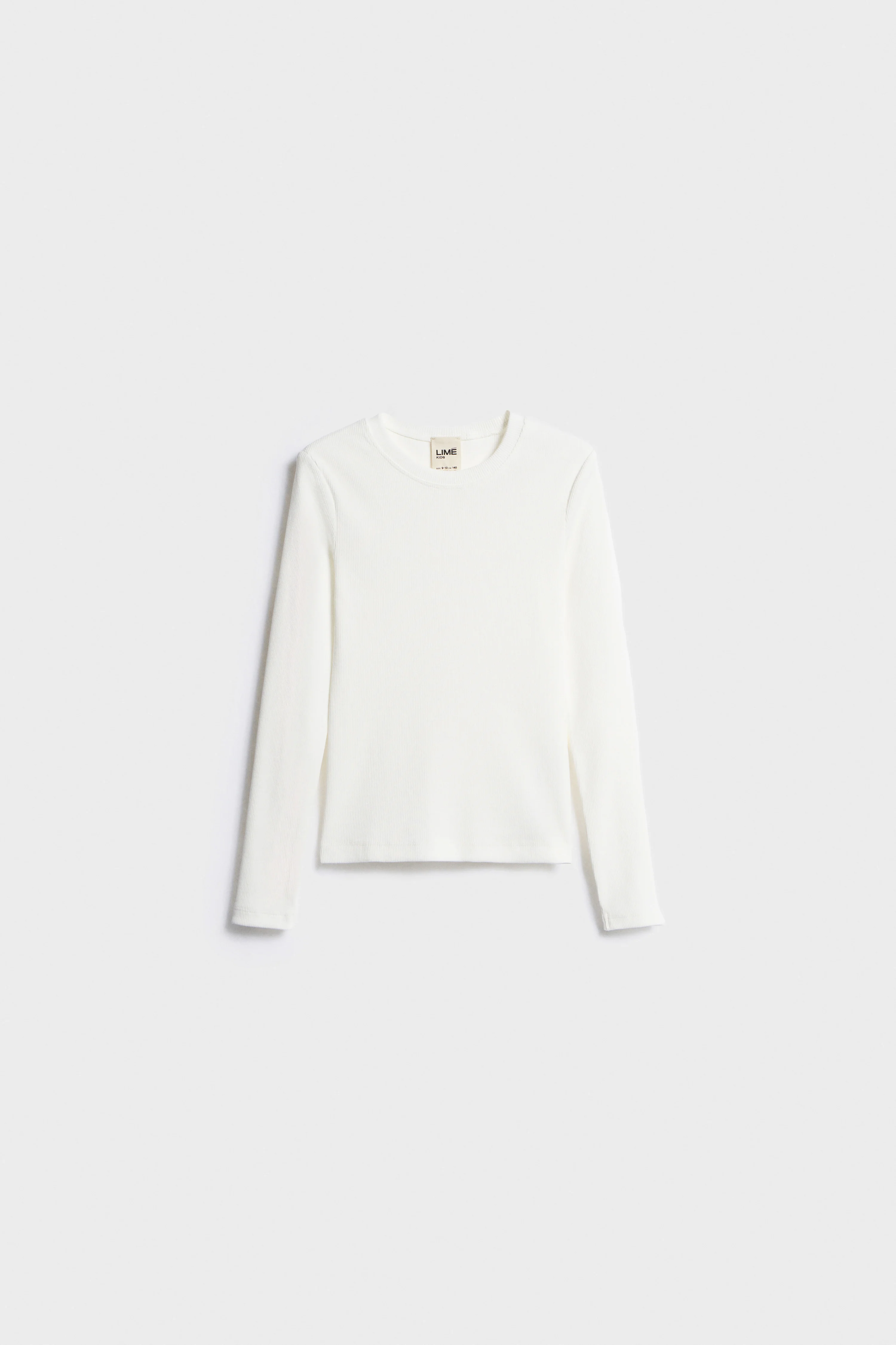 RIBBED LONG-SLEEVE T-SHIRT - Image 3