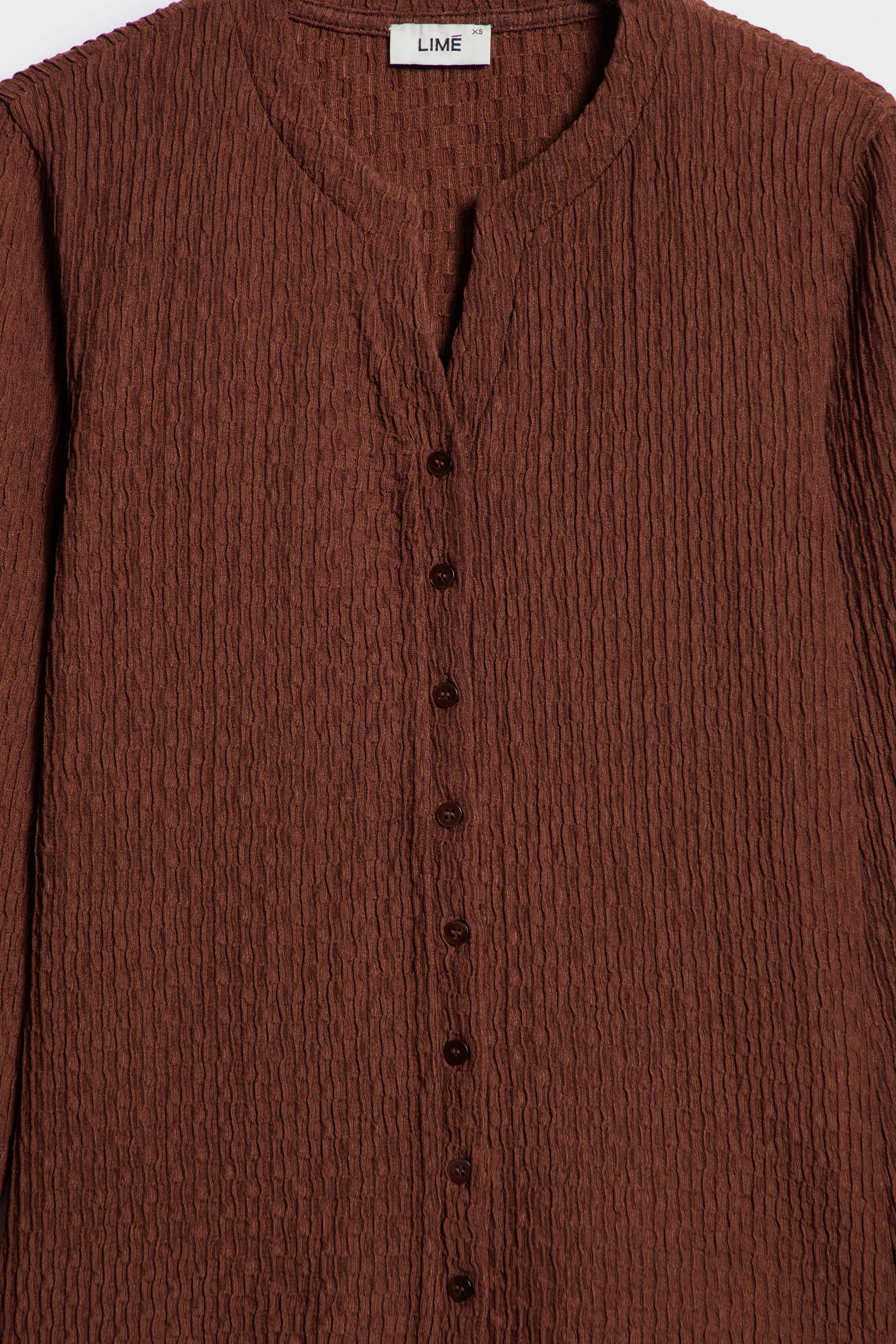 CRINKLED LONG-SLEEVED T-SHIRT - Image 8