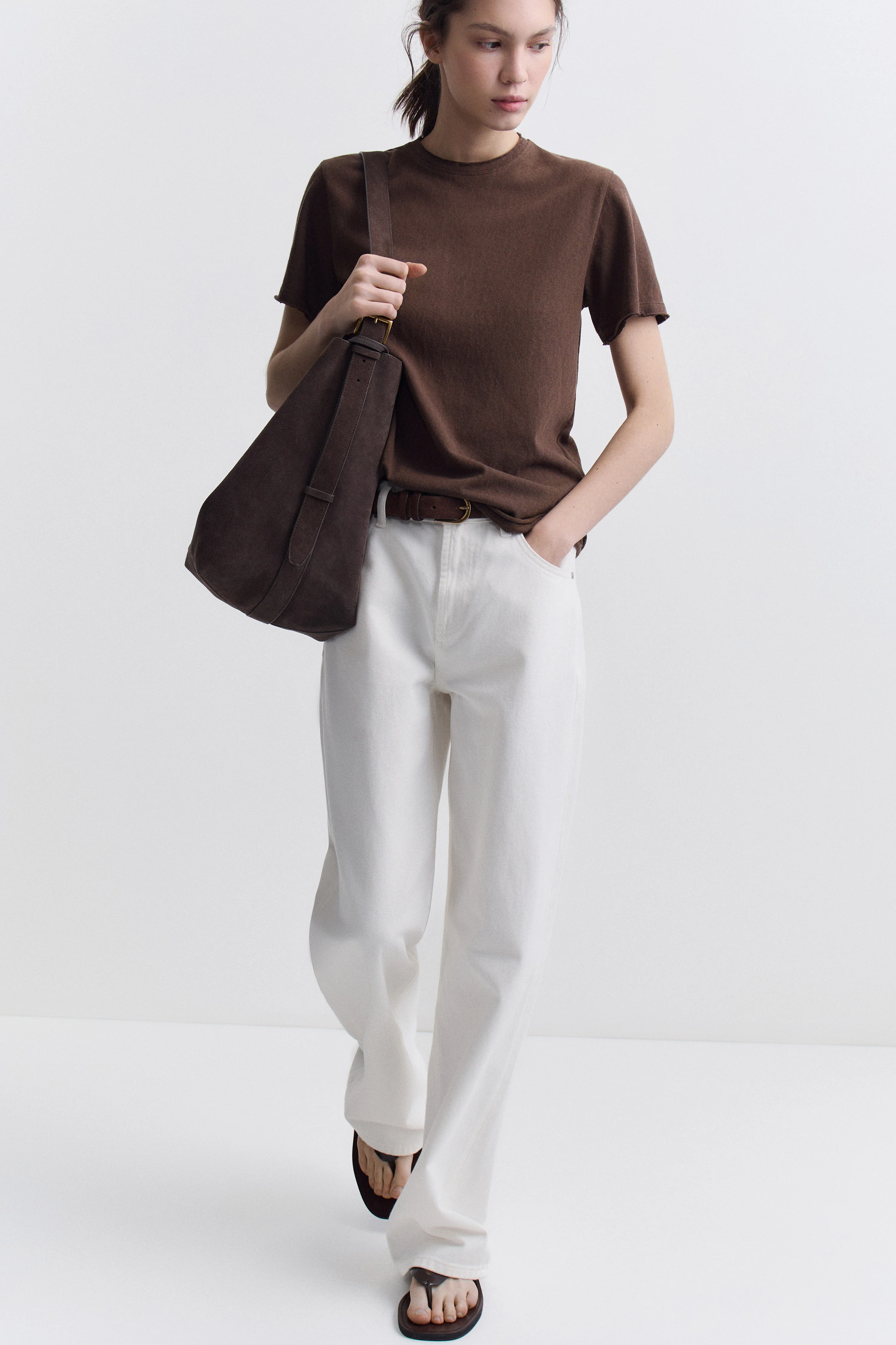 VINTAGE-LOOK STRAIGHT T-SHIRT - Image 2