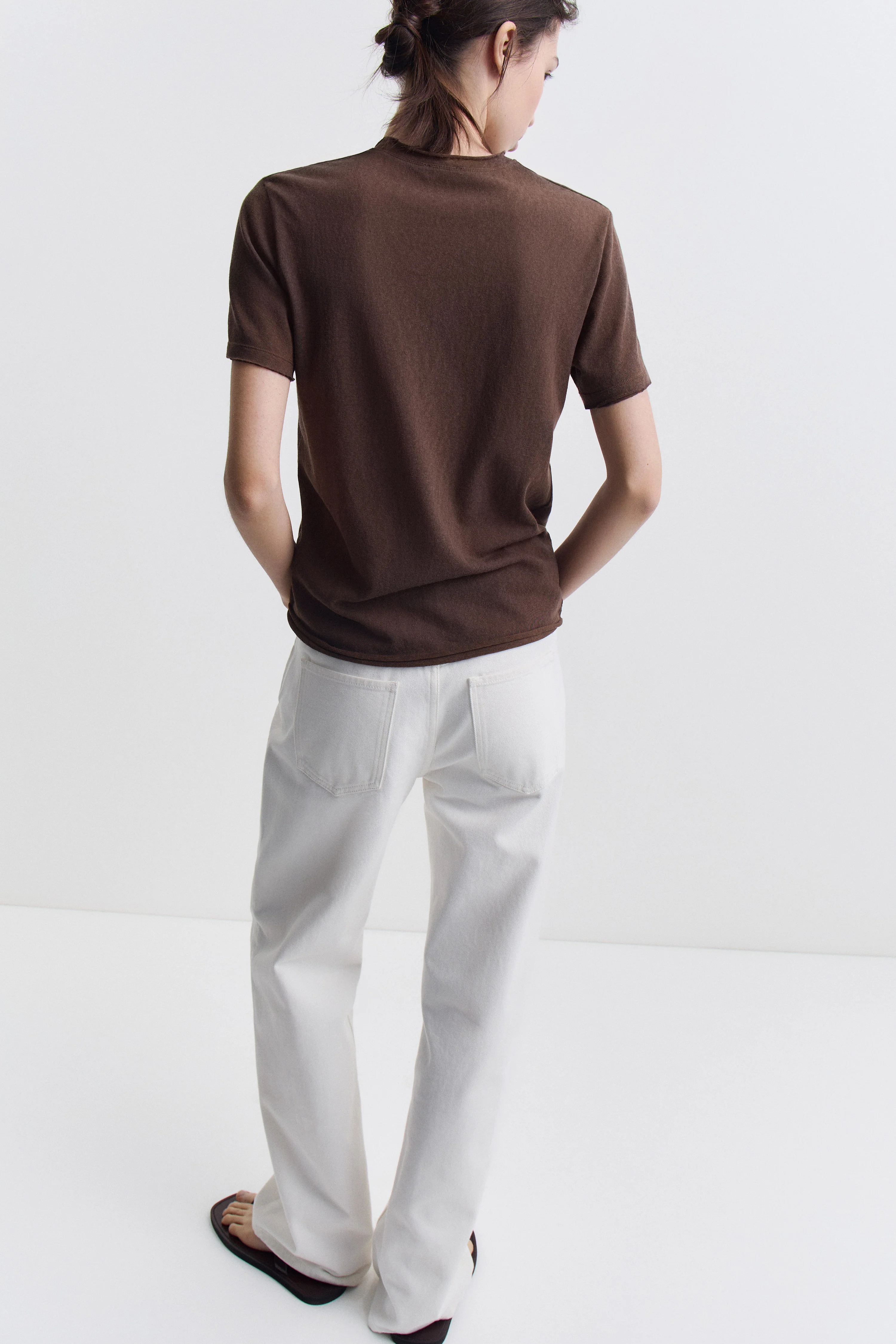 VINTAGE-LOOK STRAIGHT T-SHIRT - Image 3