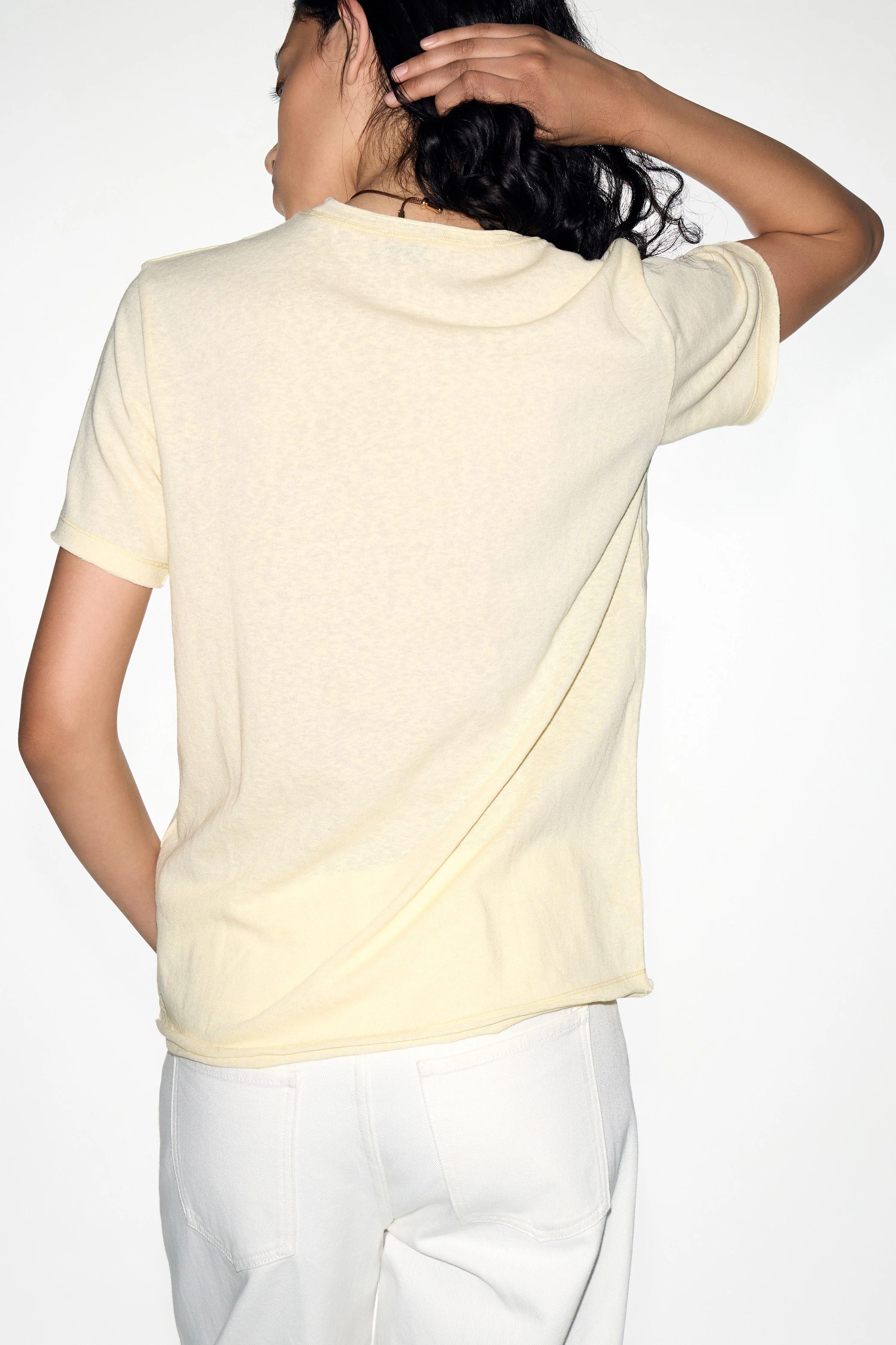 VINTAGE-LOOK STRAIGHT T-SHIRT - Image 3