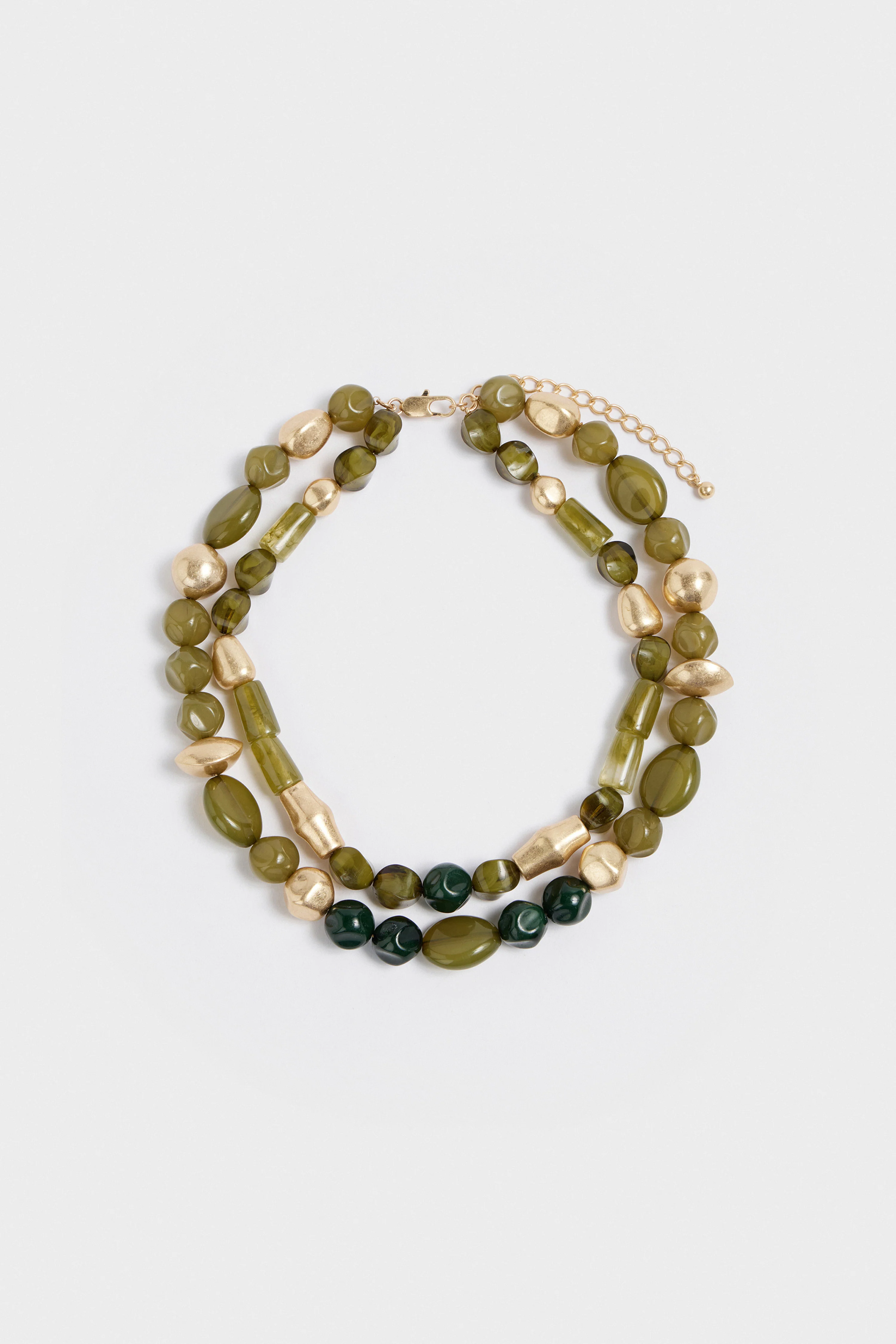 BEADED MULTIPLE NECKLACE - Image 3