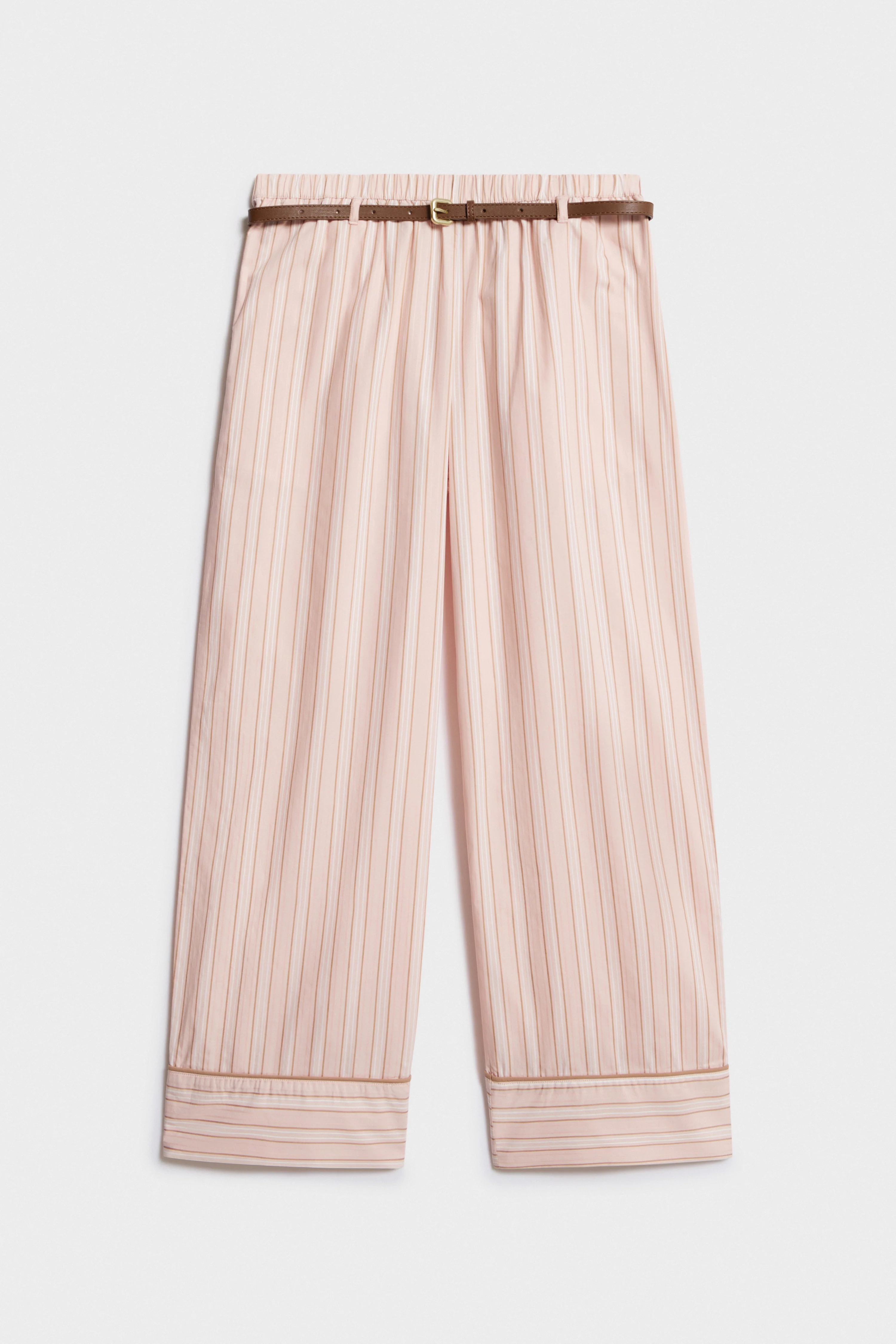 BELTED COTTON TROUSERS - Image 4