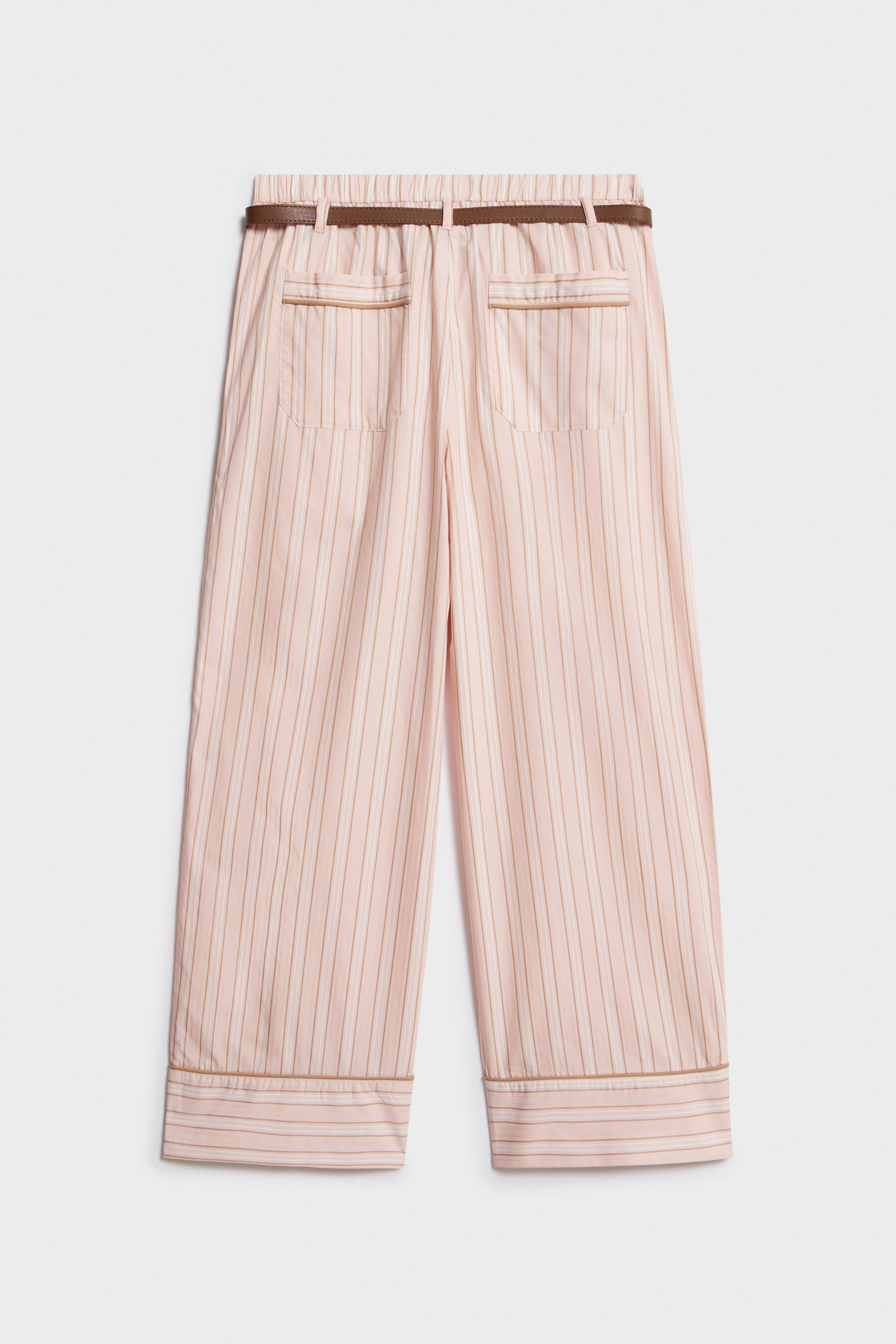 BELTED COTTON TROUSERS - Image 5