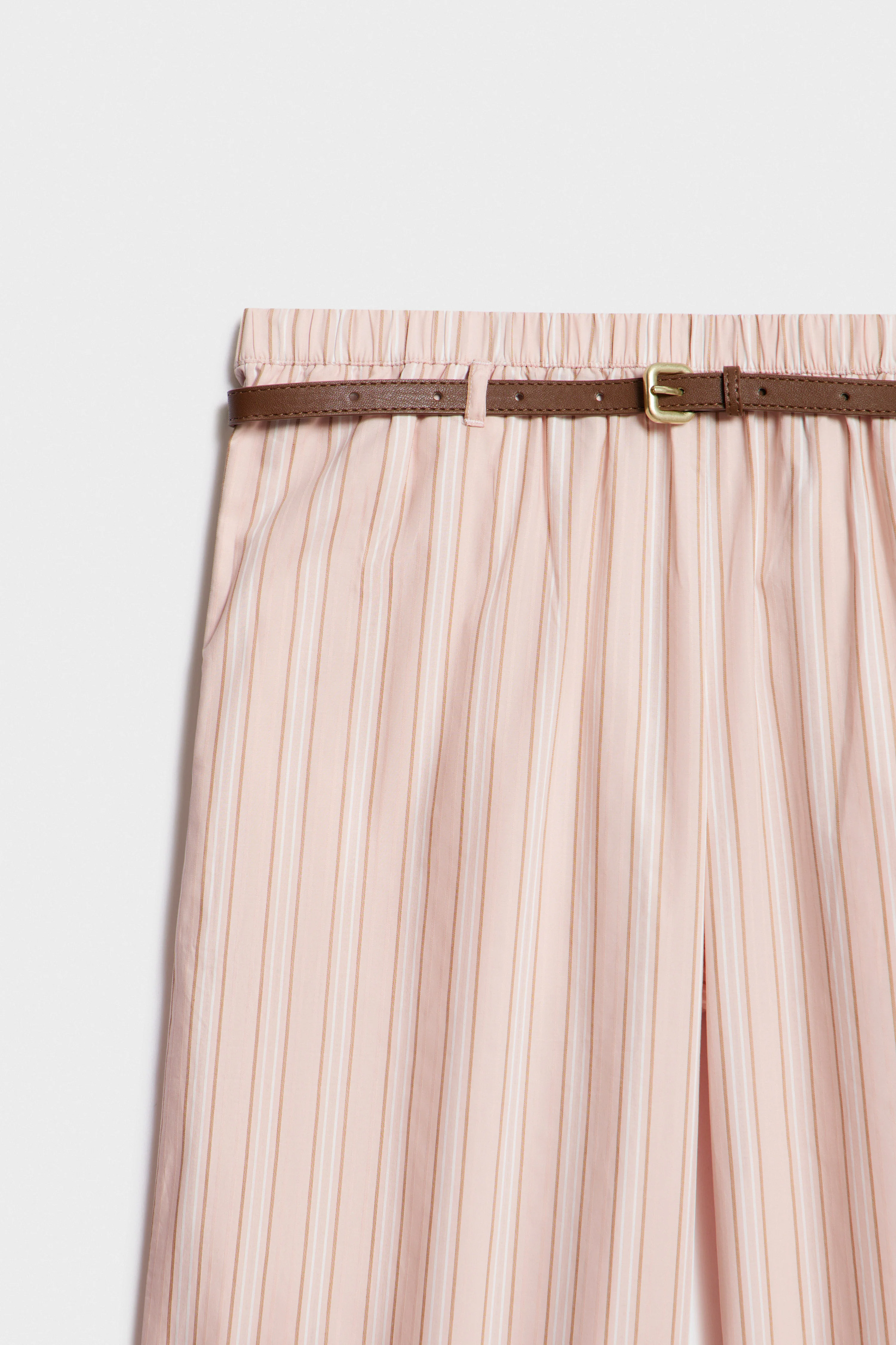 BELTED COTTON TROUSERS - Image 6
