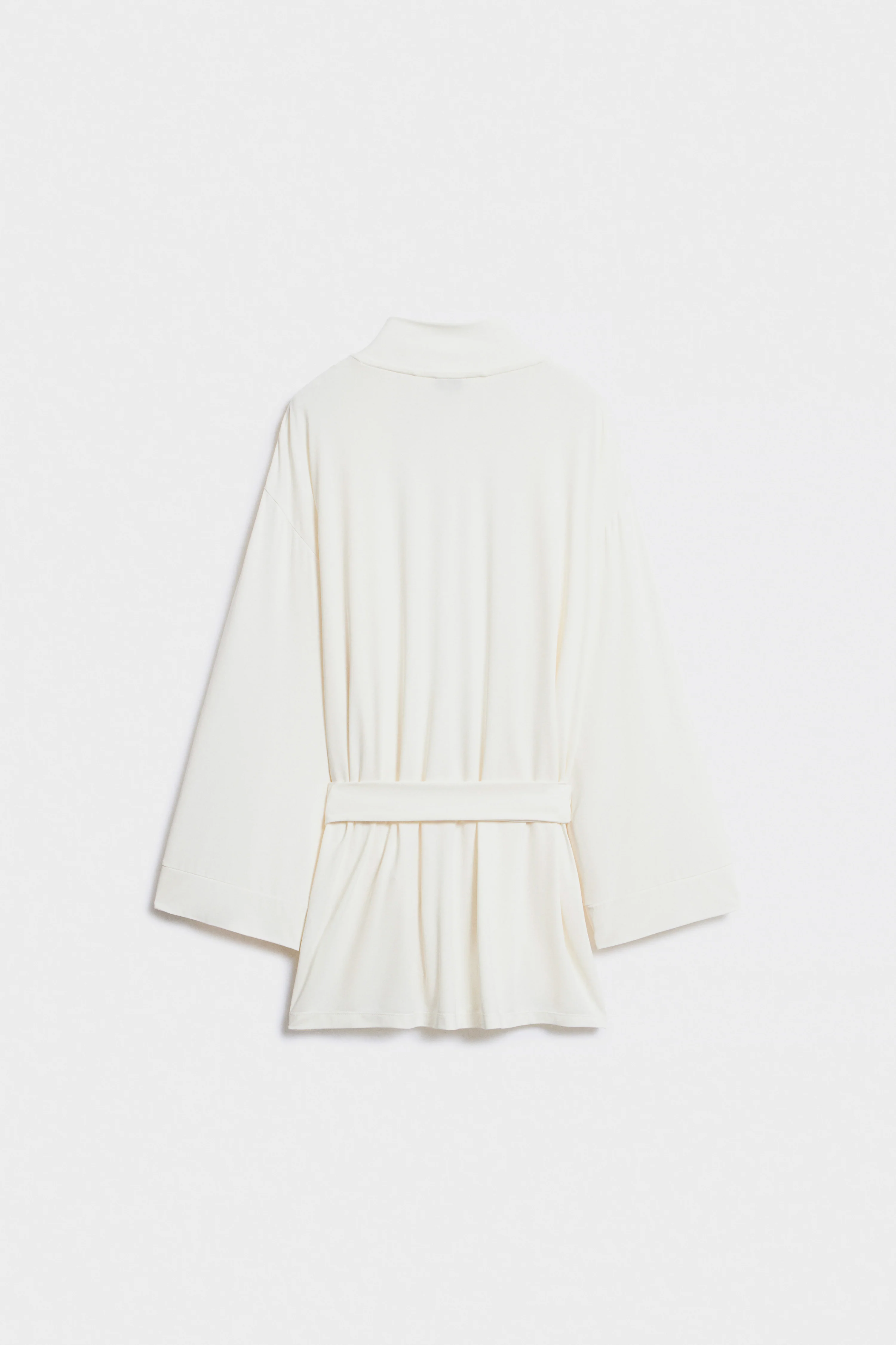 BELTED JERSEY KIMONO - Image 3