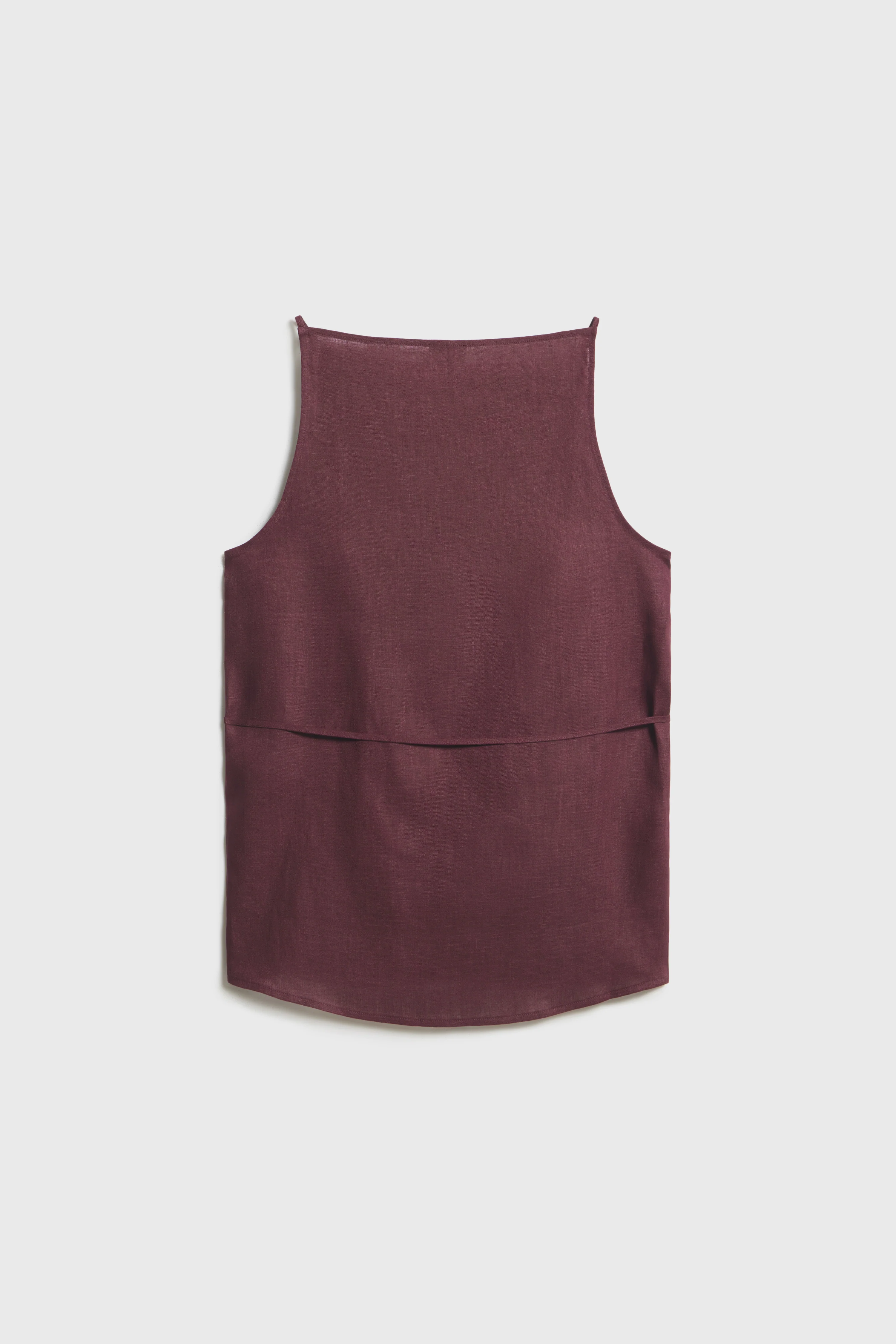 BELTED LINEN TOP - Image 7