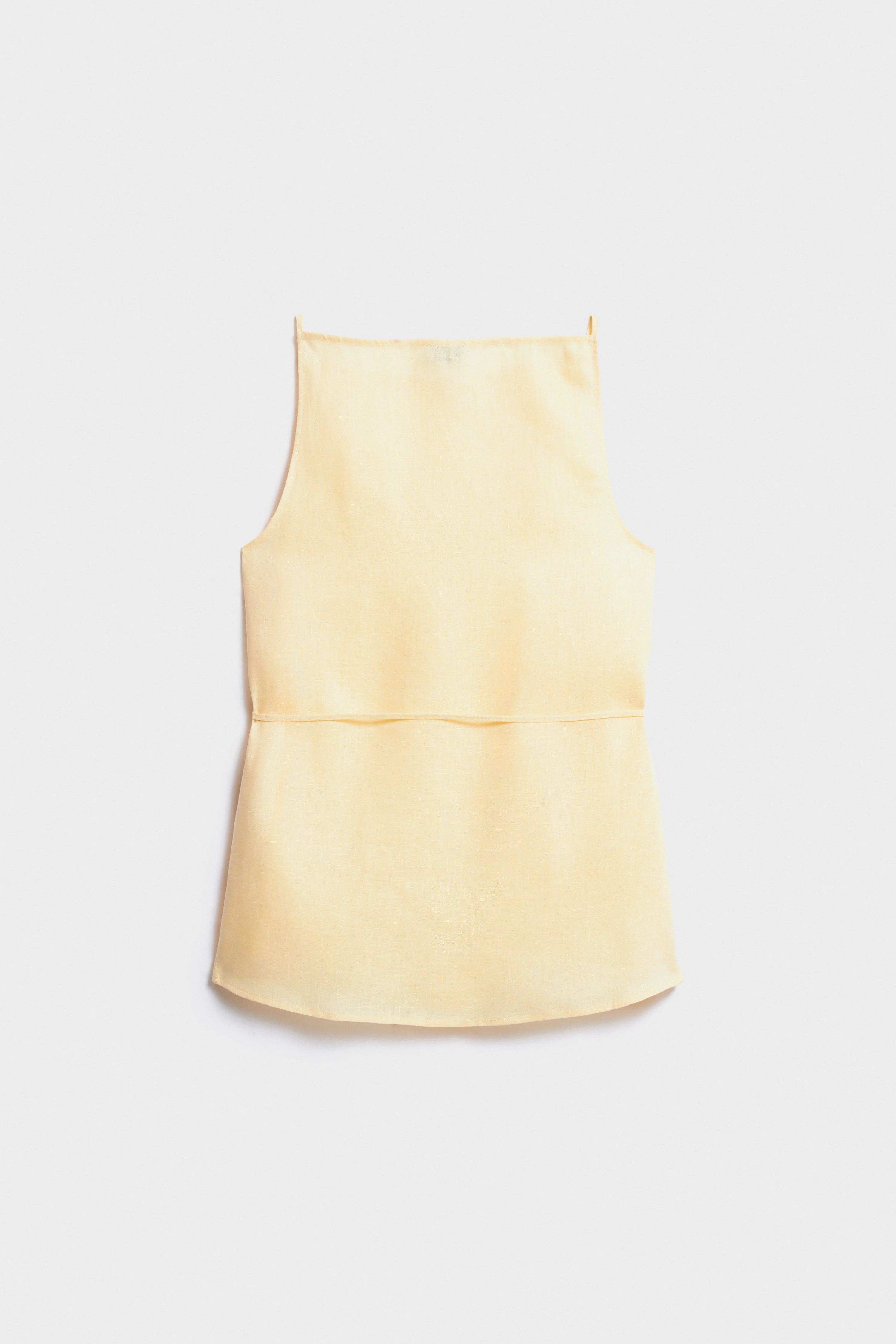 BELTED LINEN TOP - Image 3