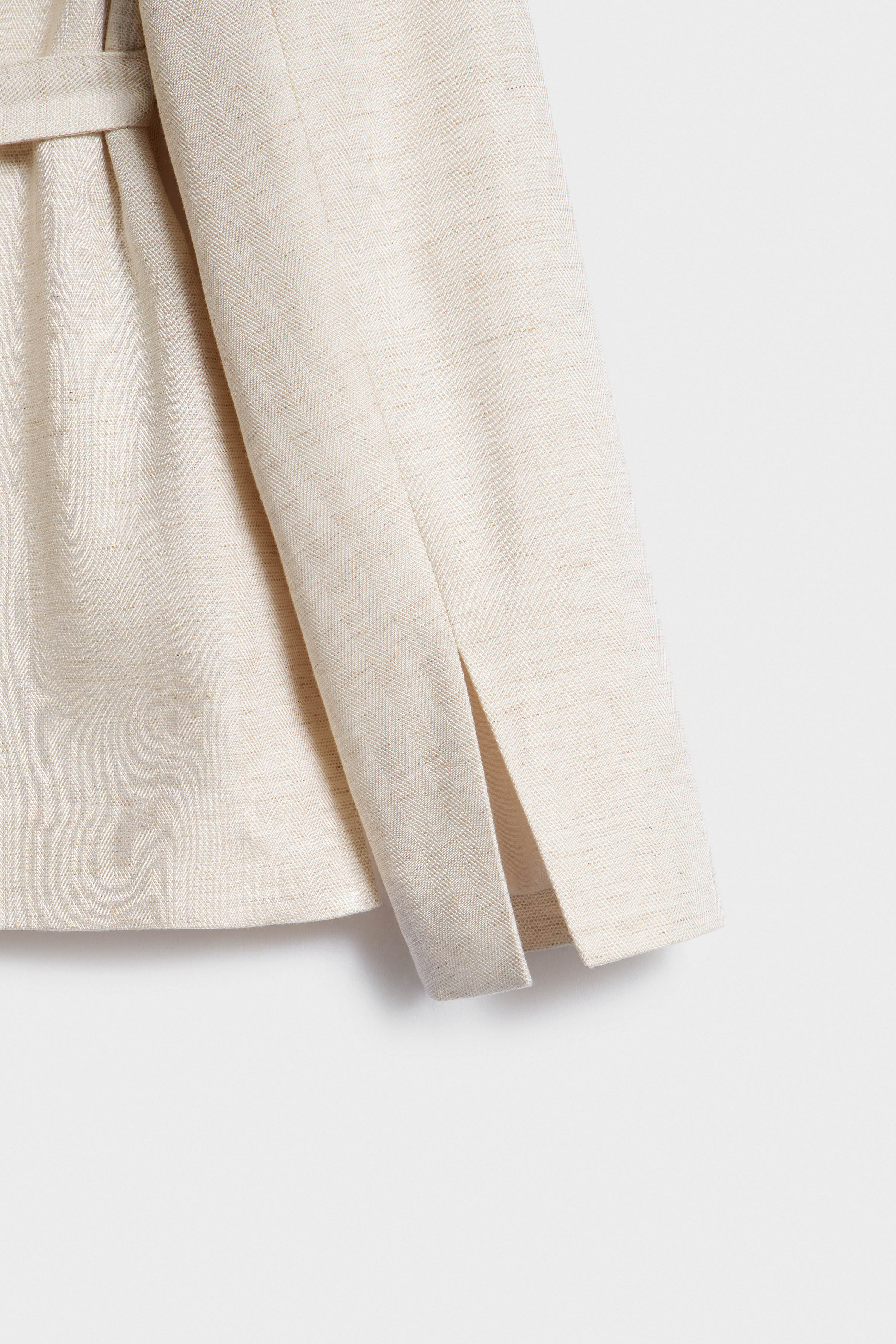 BELTED LYOCELL-LINEN BLAZER - Image 9