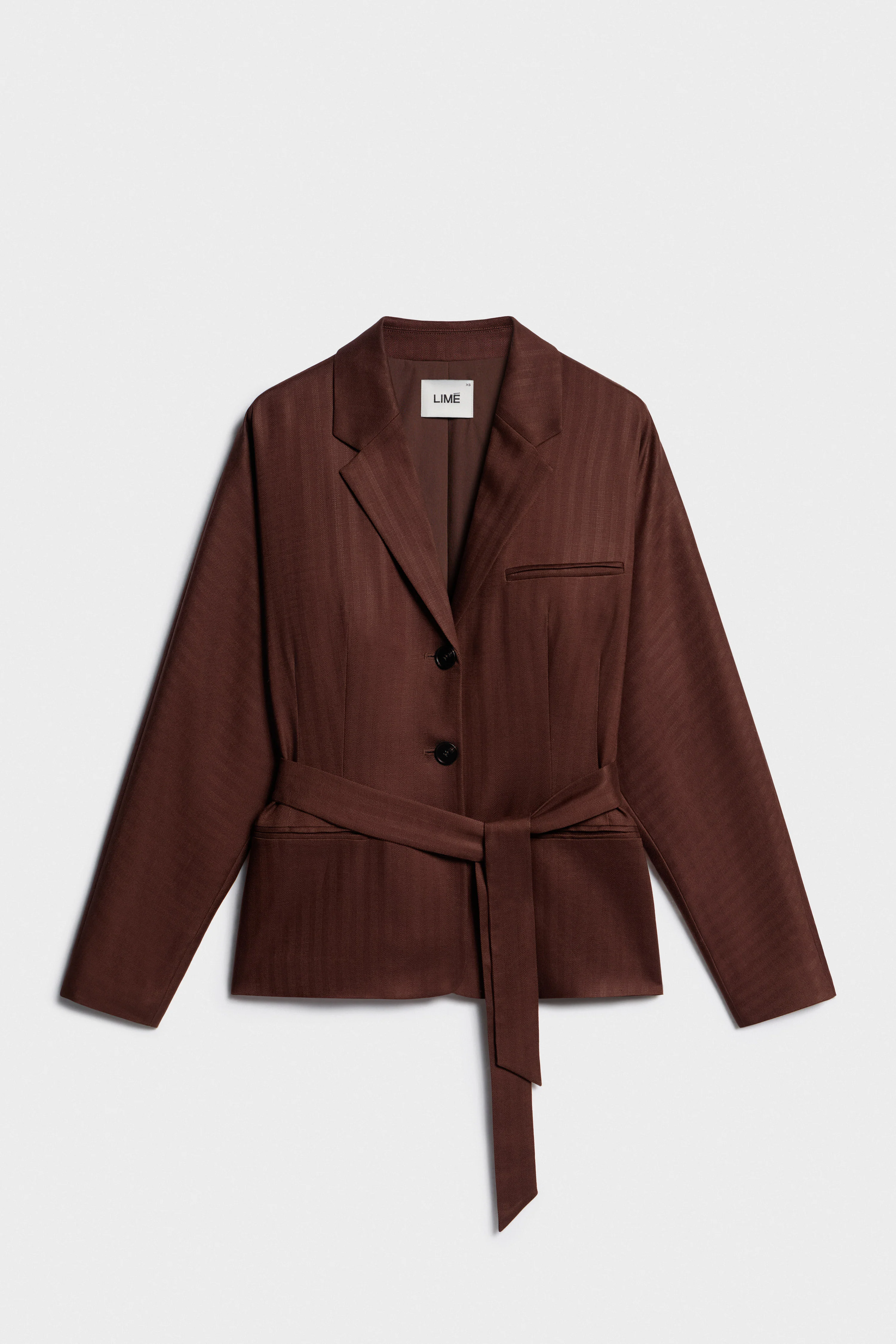 BELTED LYOCELL-LINEN BLAZER - Image 5