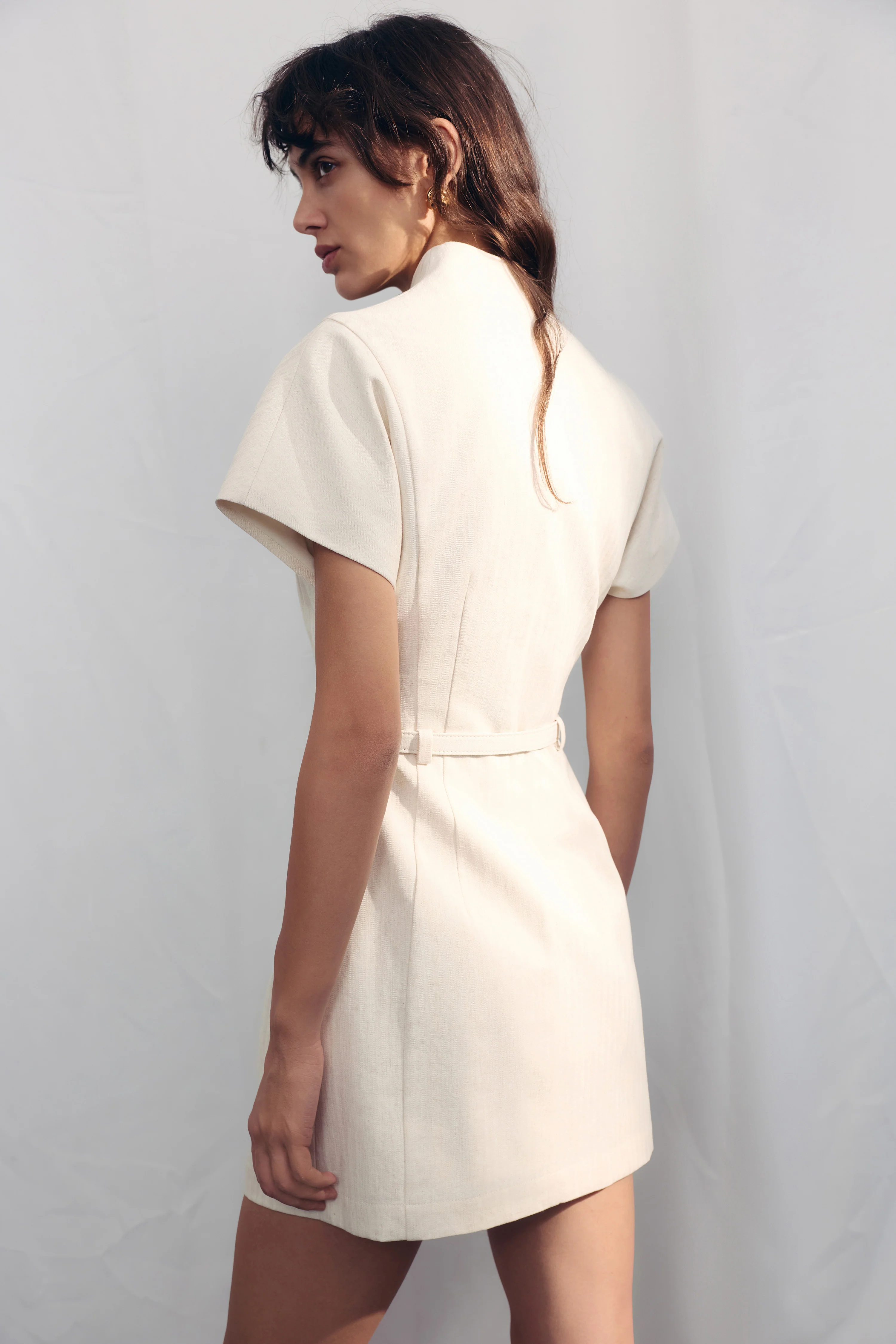 BELTED MINI DRESS - Image 4