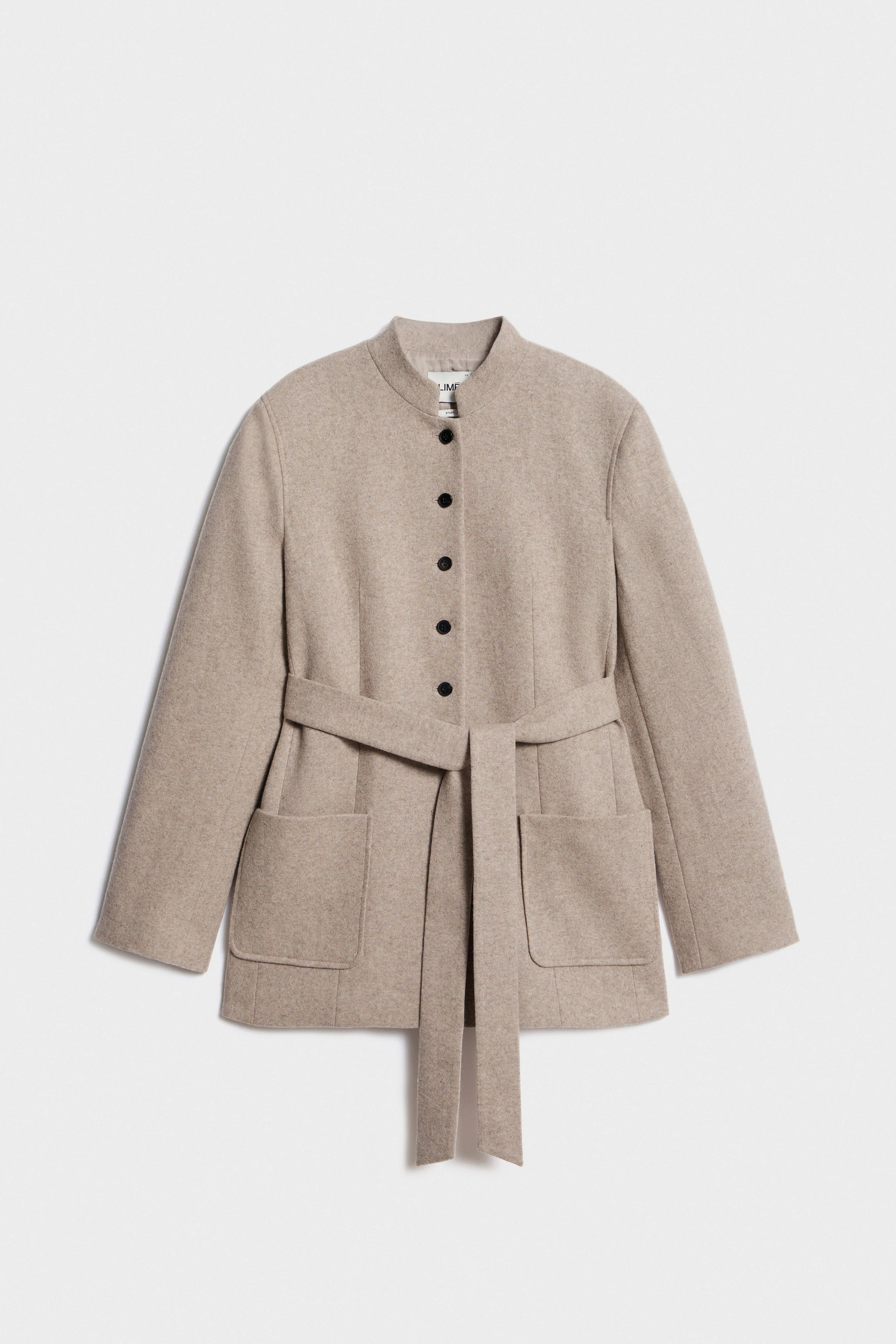BELTED WOOL-BLEND BLAZER - Image 5