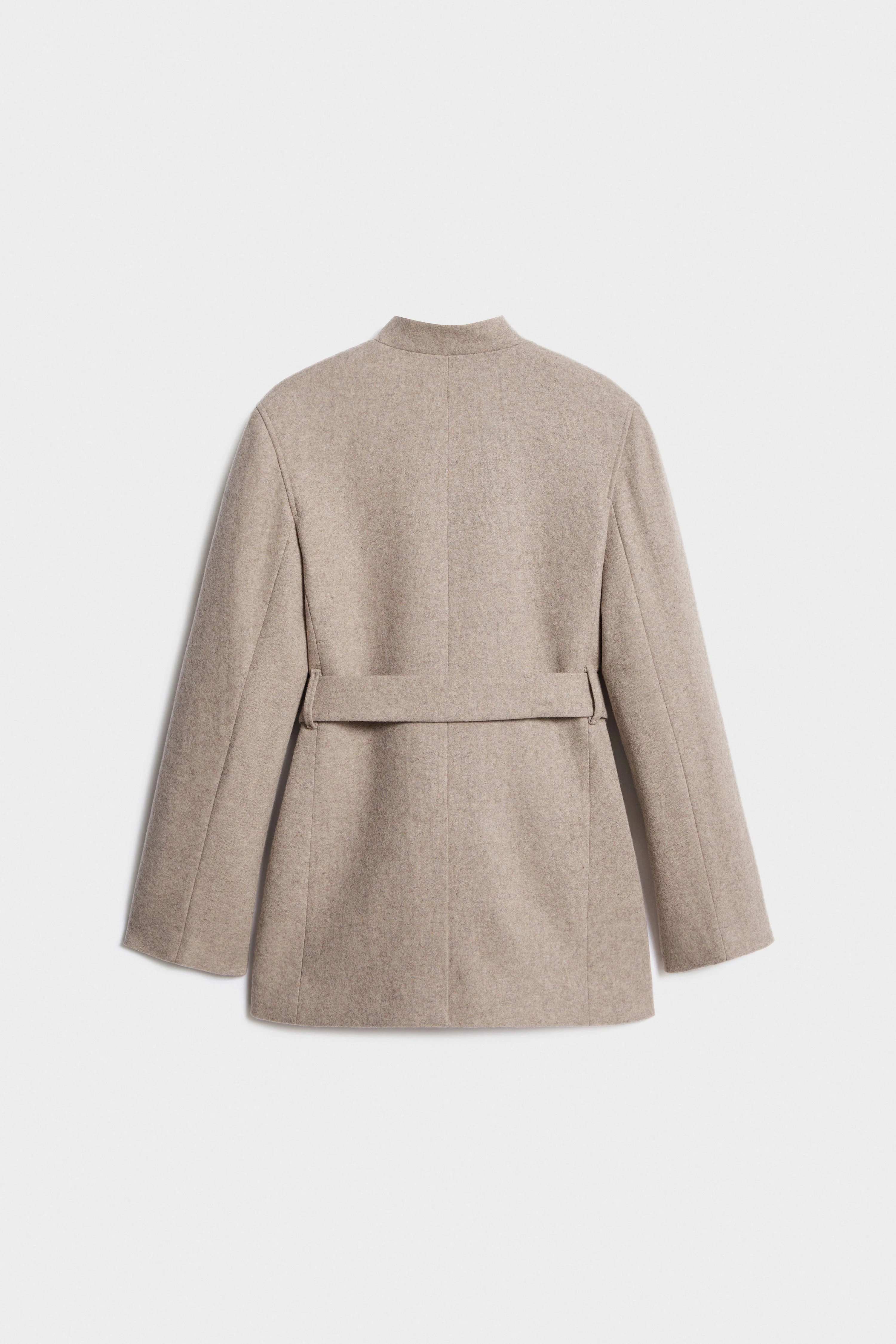 BELTED WOOL-BLEND BLAZER - Image 6