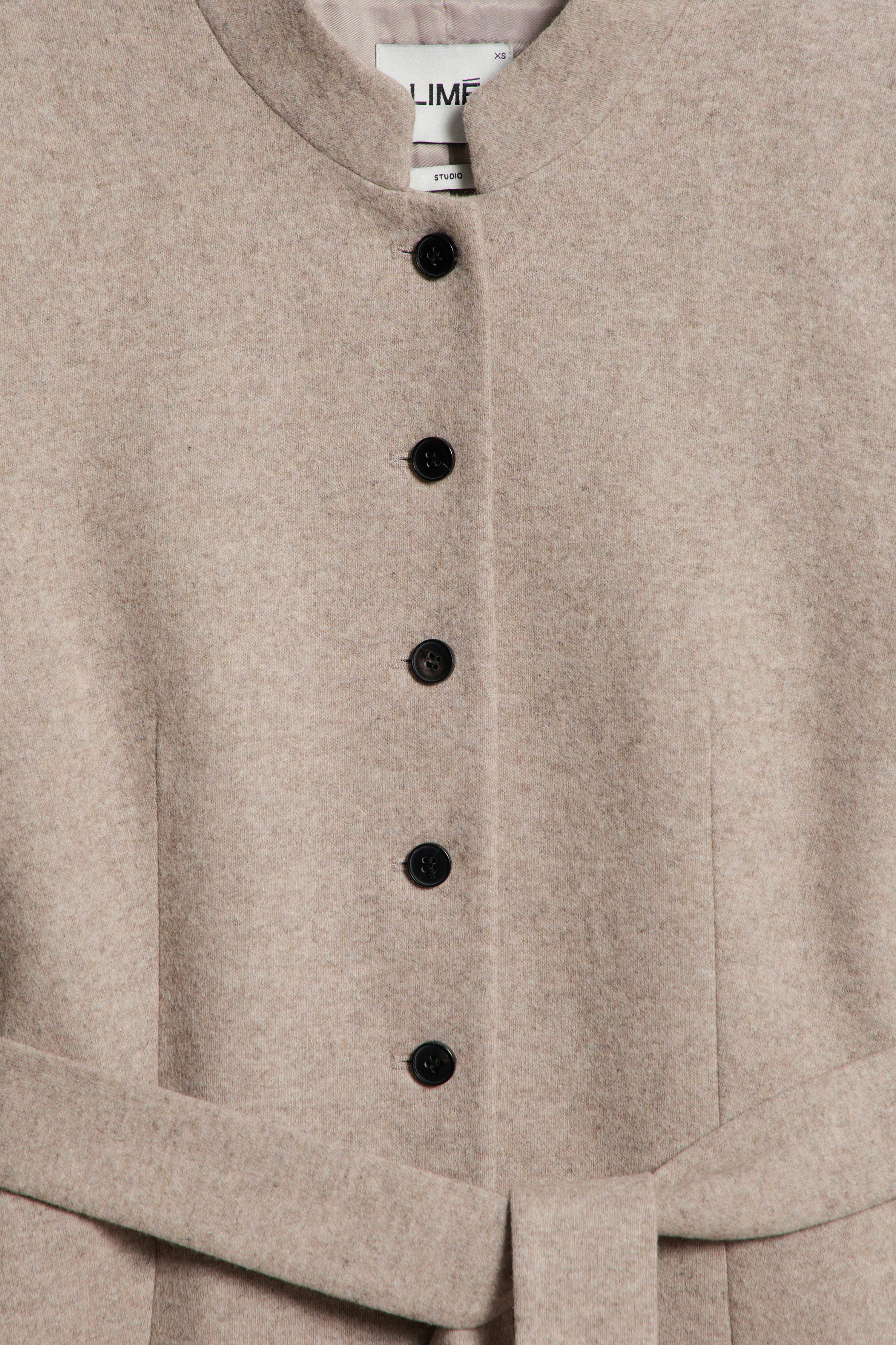 BELTED WOOL-BLEND BLAZER - Image 7