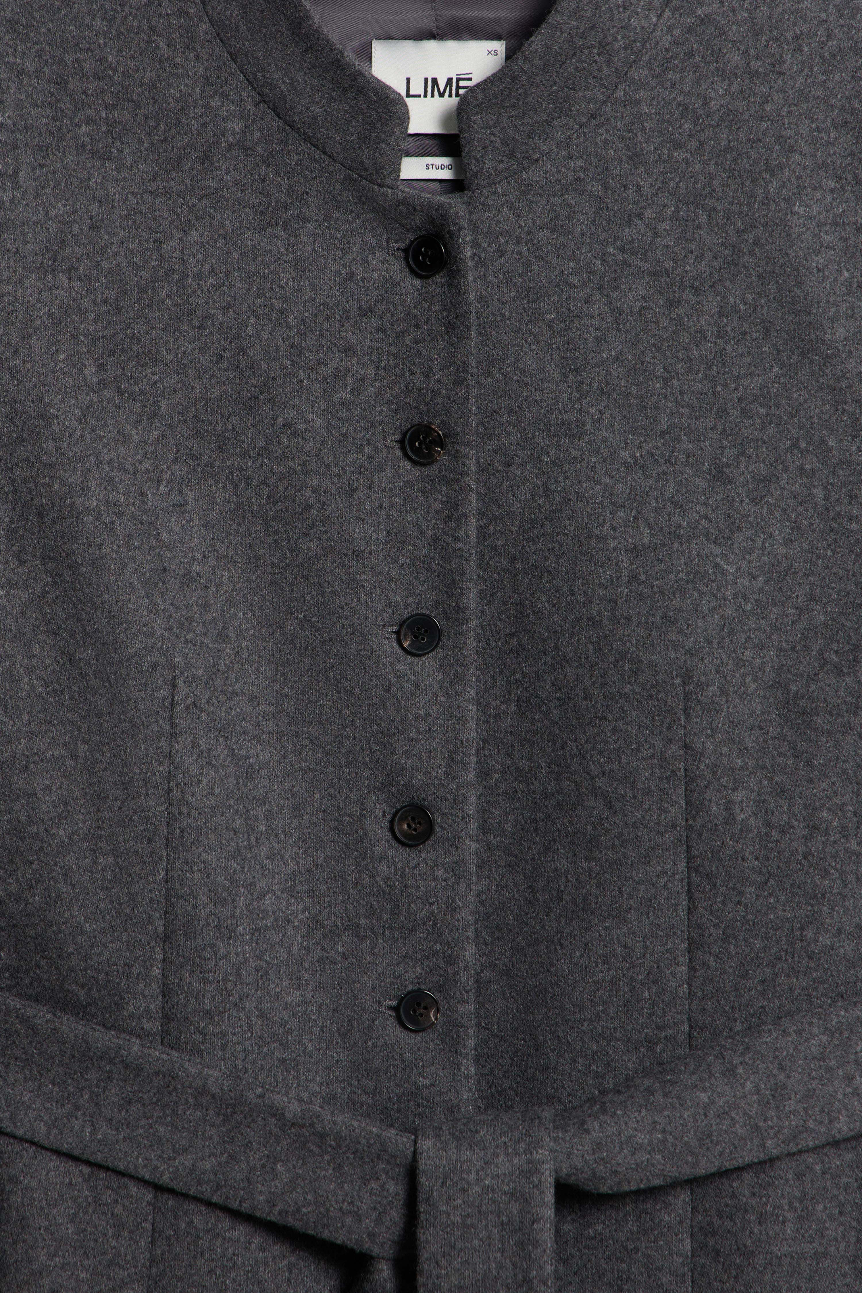 BELTED WOOL-BLEND BLAZER - Image 6