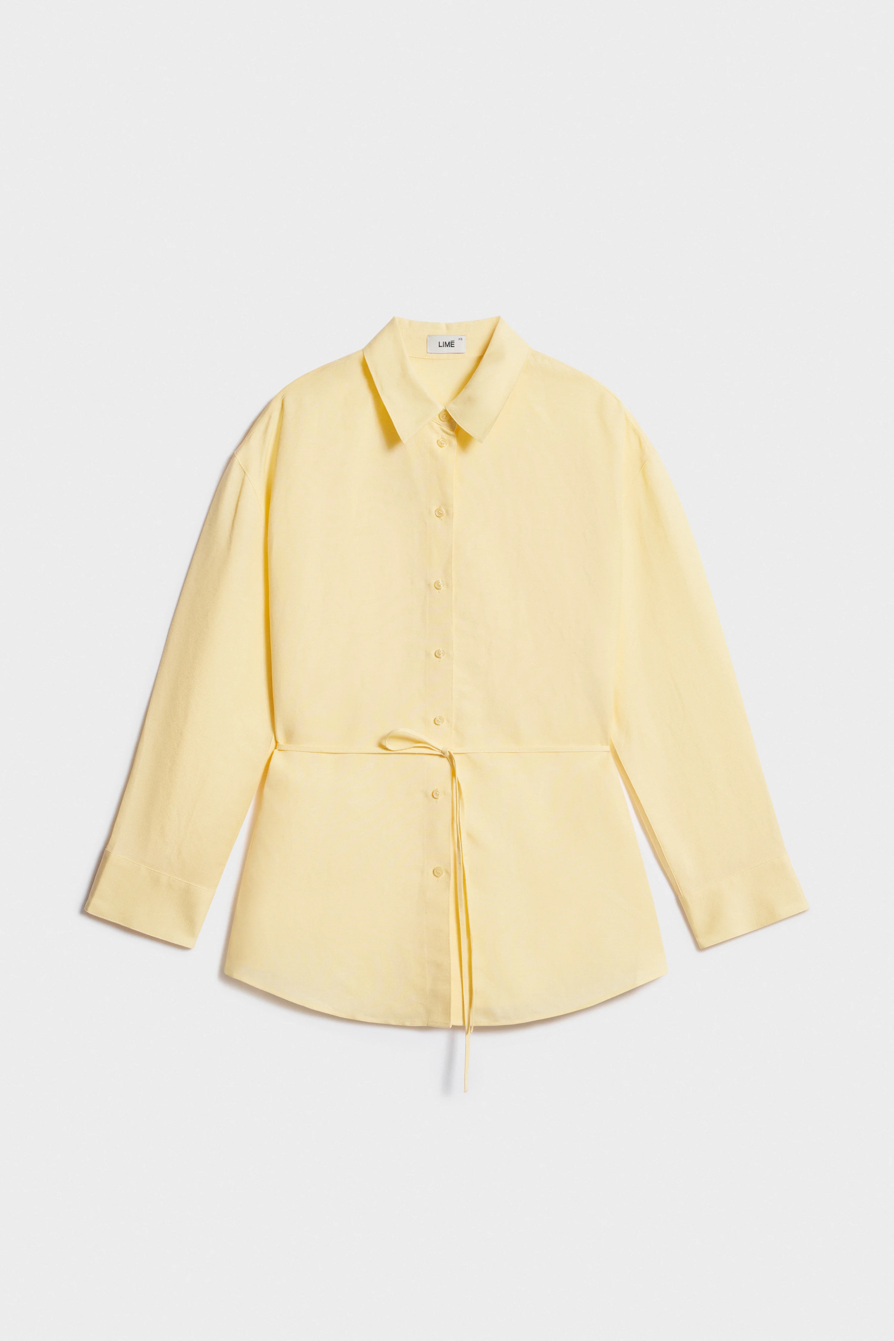 BETTED LINEN-VISCOSE SHIRT - Image 4