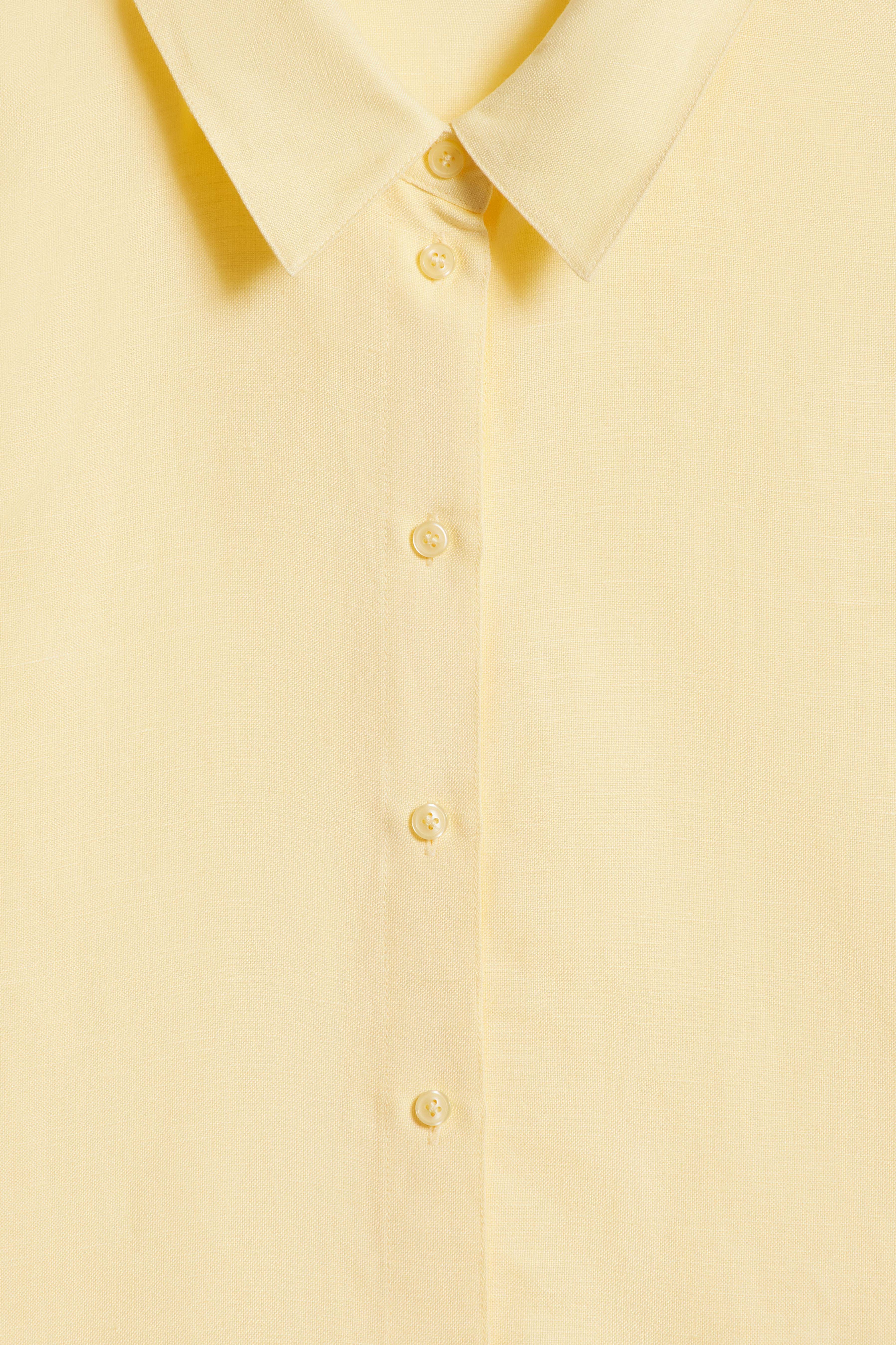 BETTED LINEN-VISCOSE SHIRT - Image 6